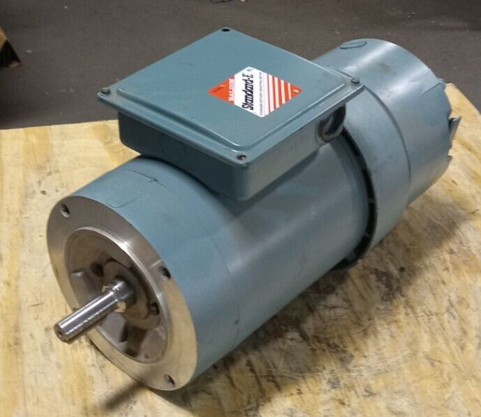 NEW BALDOR 3/4 HP AC BRAKE MOTOR 208-230/460 VAC 3Ø 1750 RPM 56C TEFC VBM3542-D