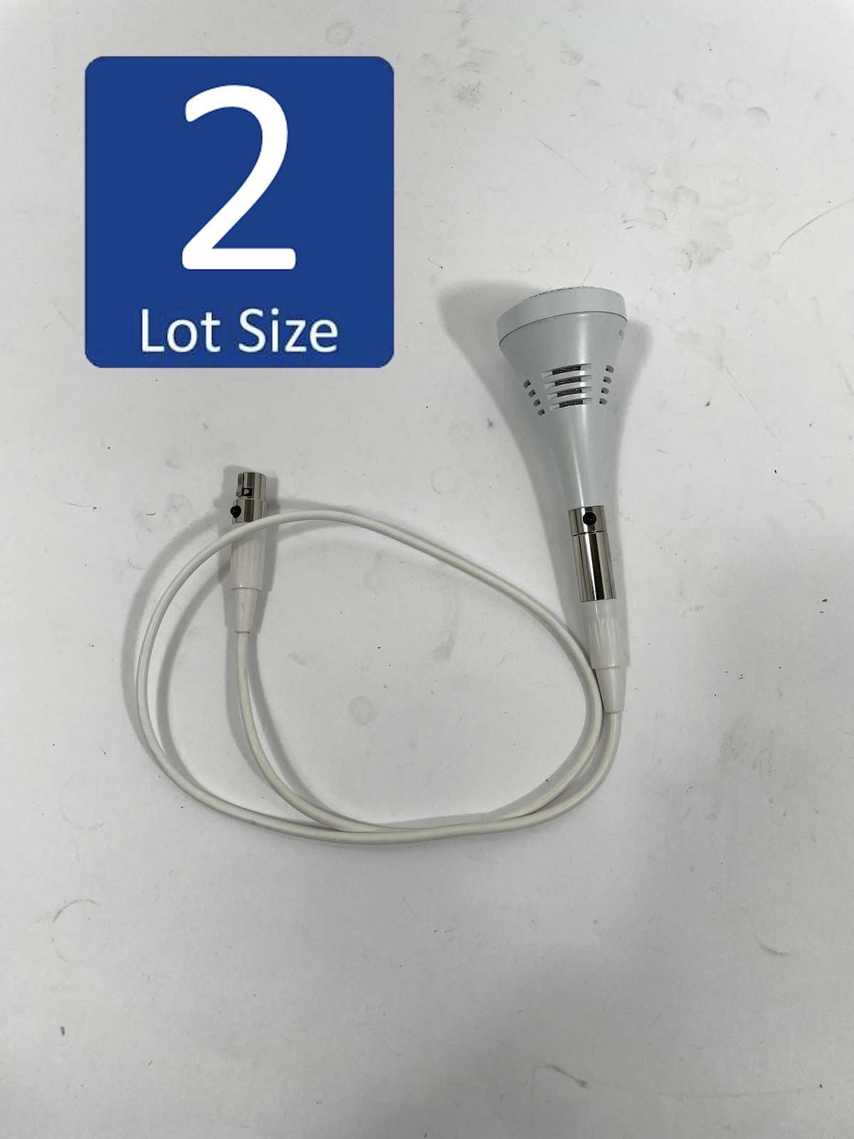 LOT OF 2 ClearOne Conference Ceiling Microphones w/ 2ft Cable