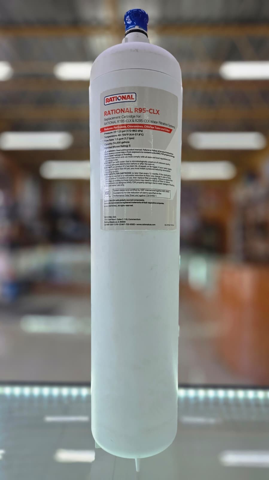 RATIONAL R95-CLX Replacement Water Filter Cartridge for R195-CLX & R295-CLX