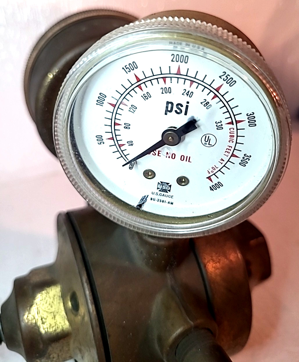 Airco 0806-8456 Oxygen Regulator 200 Psi 540 Rebuilt