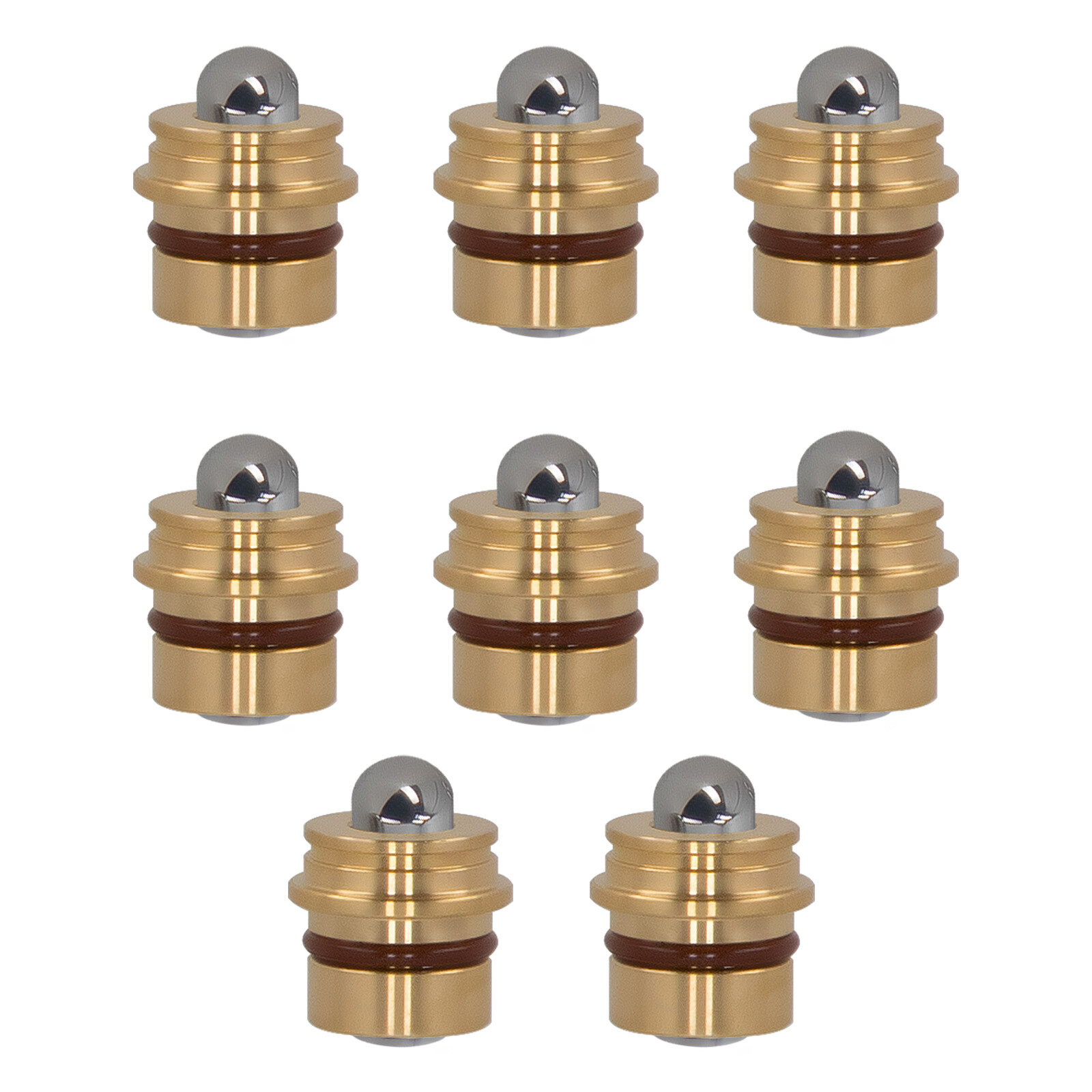 8Pcs Pilot Valve Pusher For Caterpillar CAT 216 226 232 236 242 226B2 198-1076