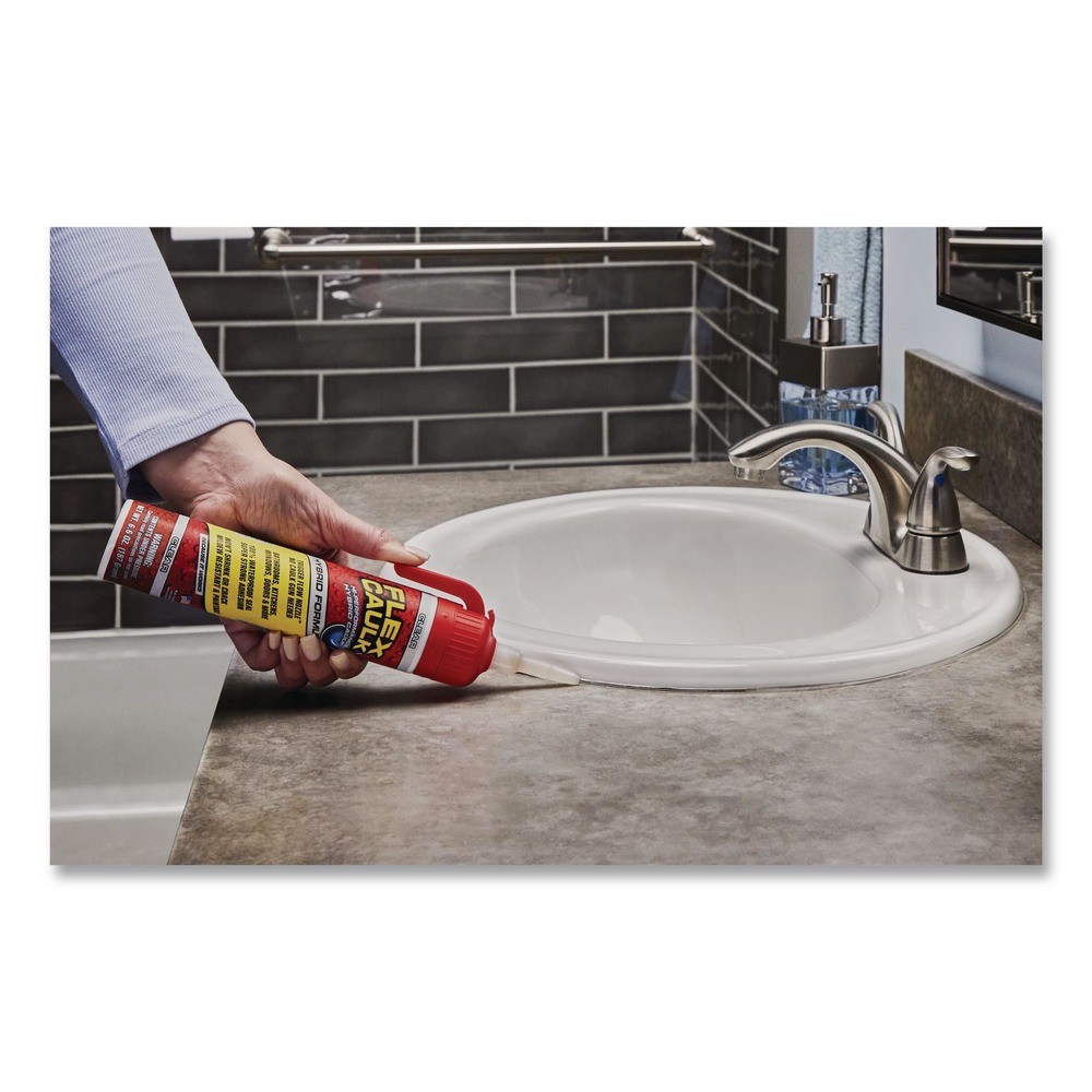 Flex Seal Products CFSCLRR675 Hi-Performance Caulk – Dries Clear (4/Carton) New