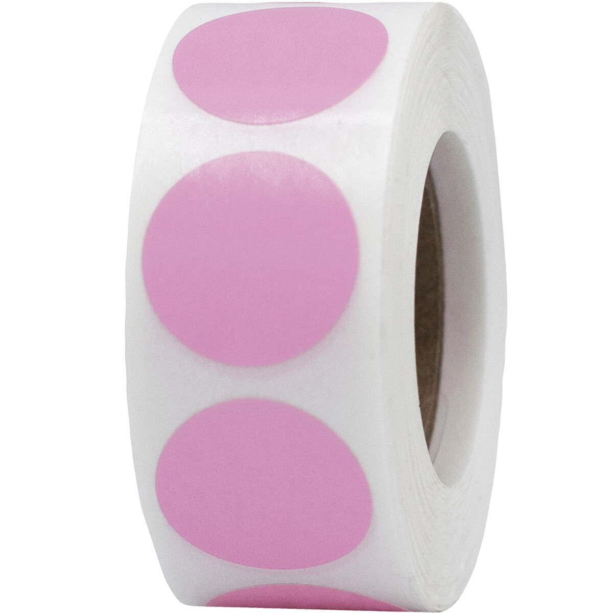 Circle Dot Stickers | 0.75″ Inch Round | 500 Pack | Pick One Color