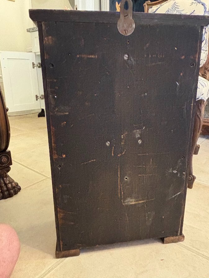 Simplex Time Recorder Clock antique for repair or parts wood no key local only