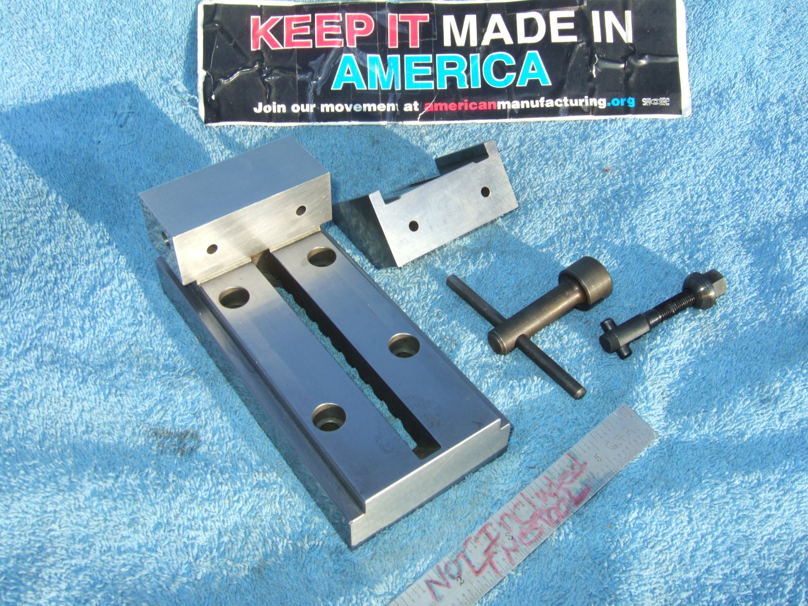 HERMANN SCHMIDT USED V0-4 GRIND VISE W/WRENCH TOOLMAKER MACHINIST INSPECTION #K