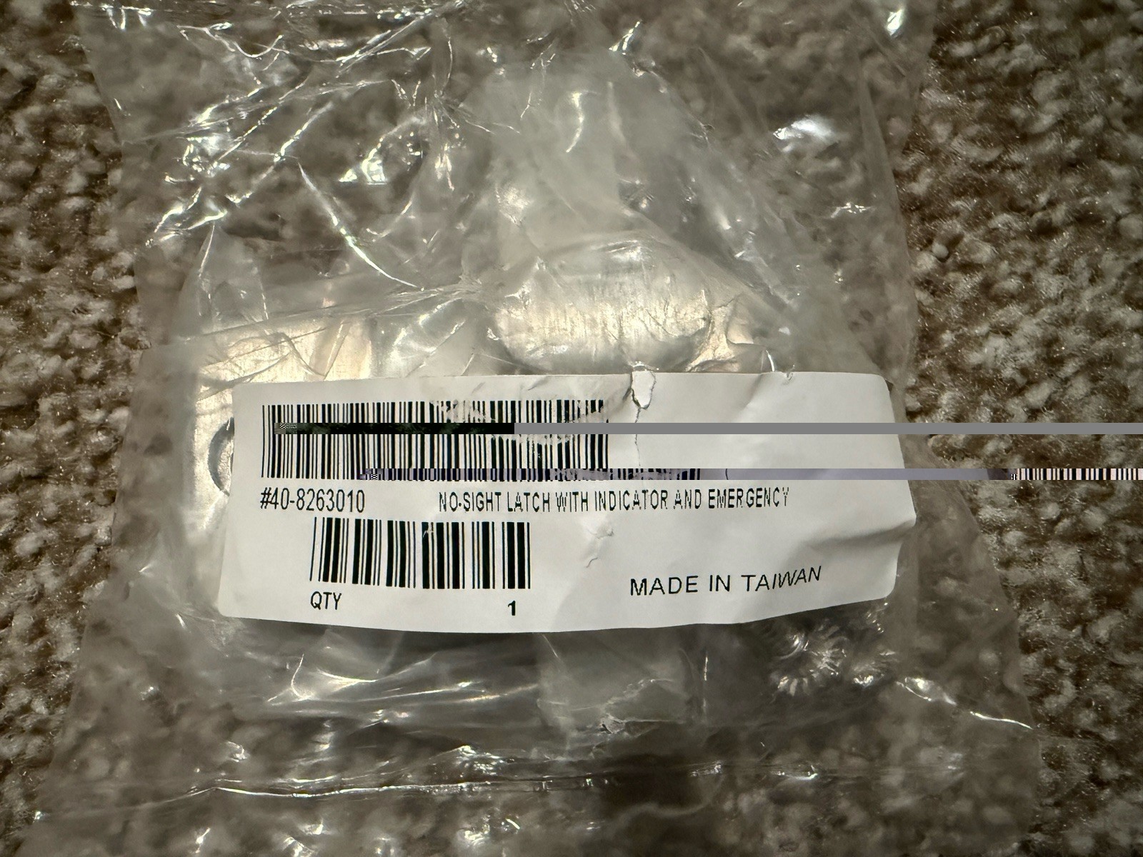 ASI GLOBAL PARTITIONS 40-8263010 Global Slide Latch with Indicator NEW
