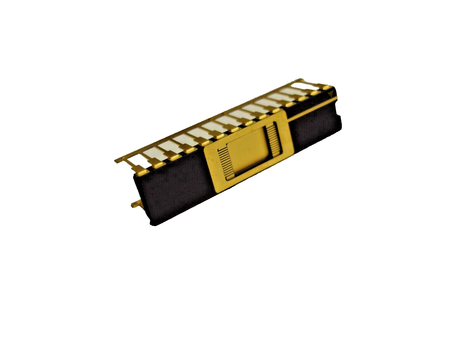 Chip carrier ceramic-gold C-DIP 28 pin 13-029-028 SILVERGLASS