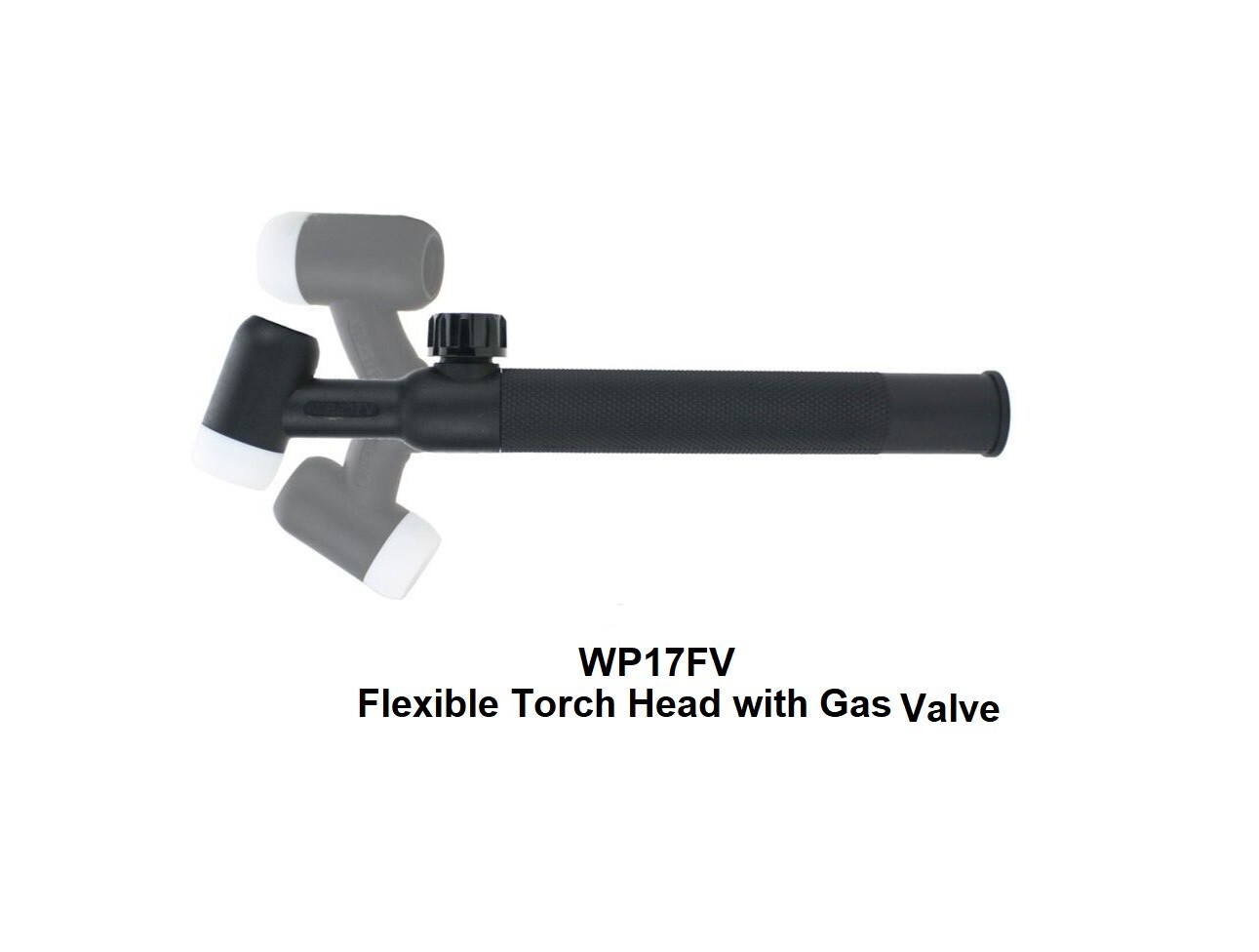 WP17FV-25R TIG Welding Torch Compatible with Weldcraft Flex & Valve Head, 25FT