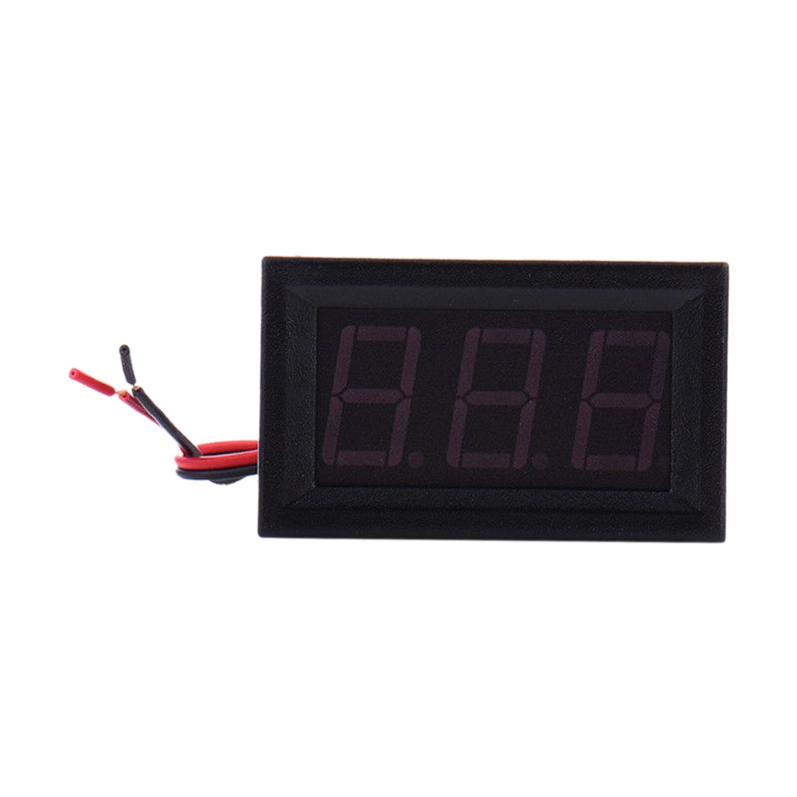 LED 12V ~ 24V Digital Display Voltmeter Car Motorcycle Voltage Gauge Panel Meter