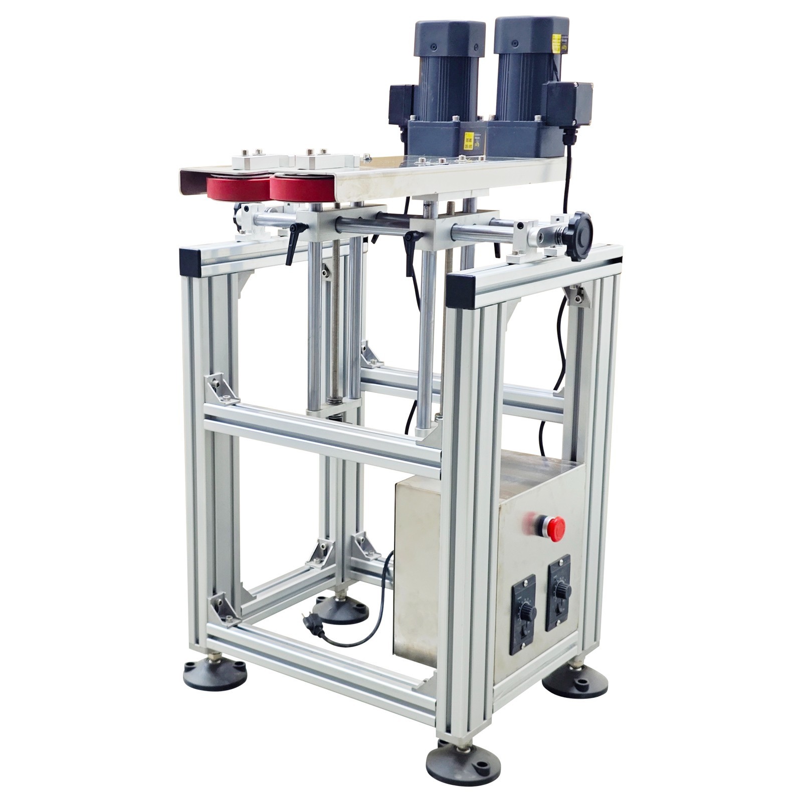 0.39″–6.69″Auto Bottle Clamping Conveying Machine Bottle Transport Conveyor 110V