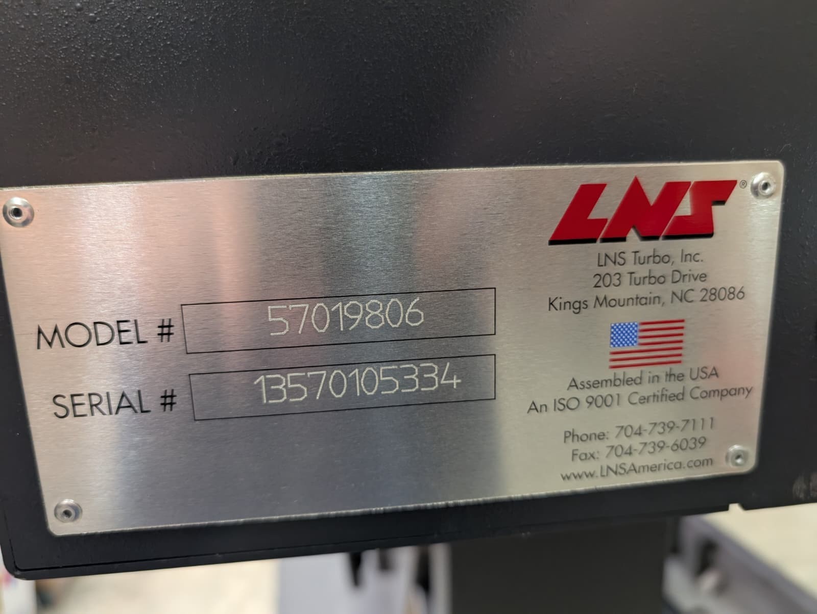 LNS Turbo HB Series 57019806 Chip Conveyer Optidrive E3 ODE-3-120023-301B-LR