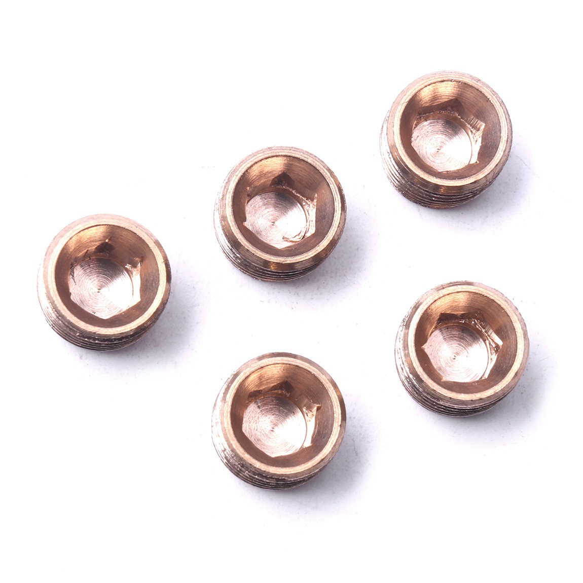 20PCS Pipe Plug 1/8″ 1/4″ 3/8″ 1/2″ Male Thread Hex Internal Head Socket Fitting