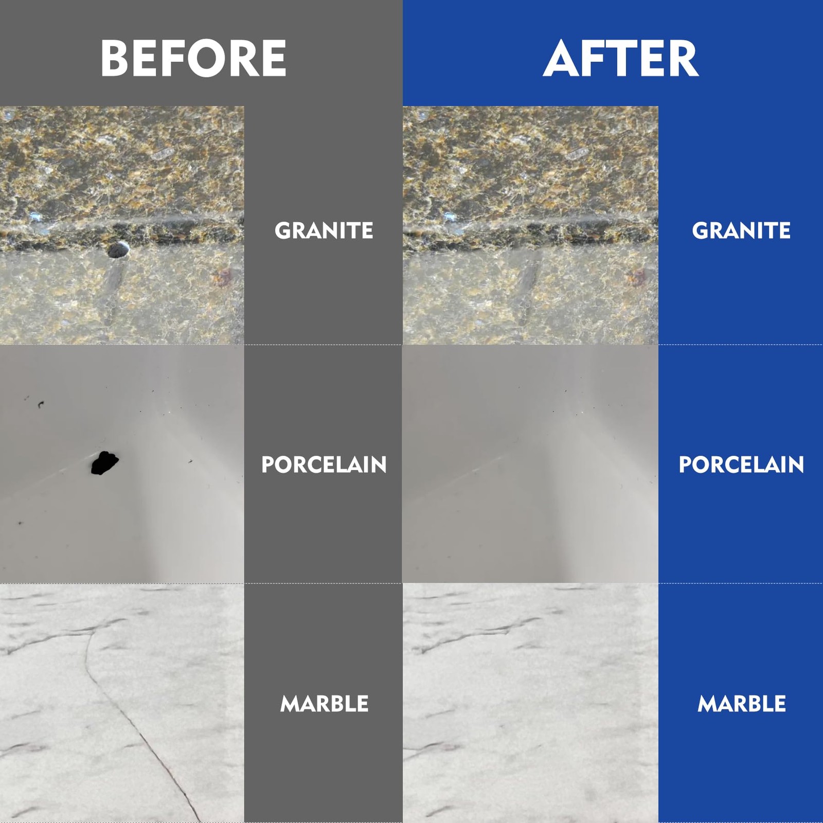 Tile Repair Kit Color Match Porcelain Repair Paste for Bathtub, Sink, Cerami…