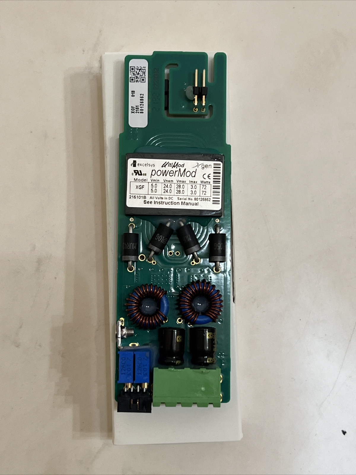 EXCELSYS XGF 5.0 (24-28V) 72W DC Configurable Power Supply Modules NEW !