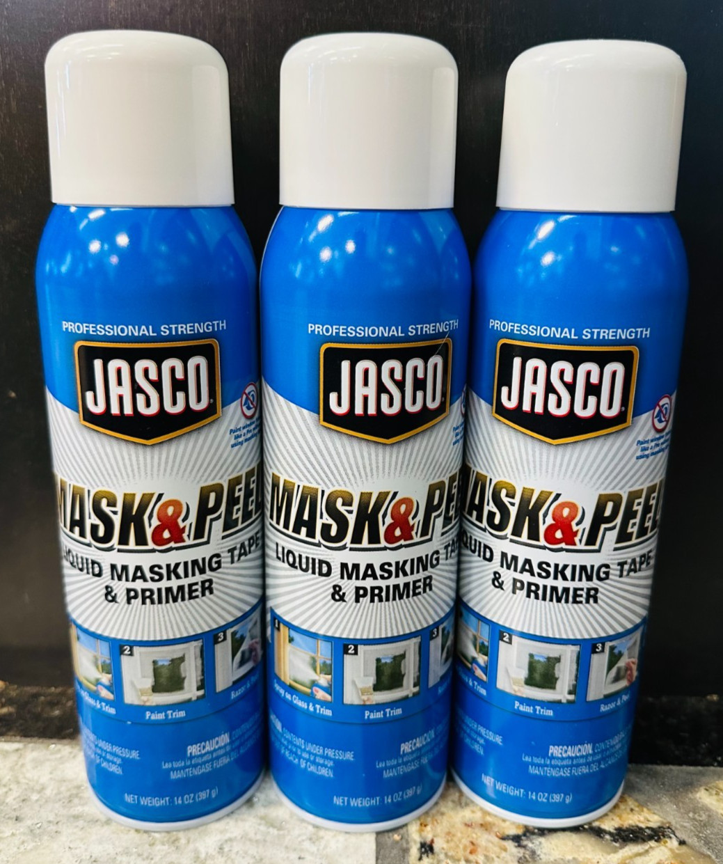 Jasco Aerosol Tape 2.69-in x 2.69-in Painters Tape UPC 026452003017 – Lots of 3