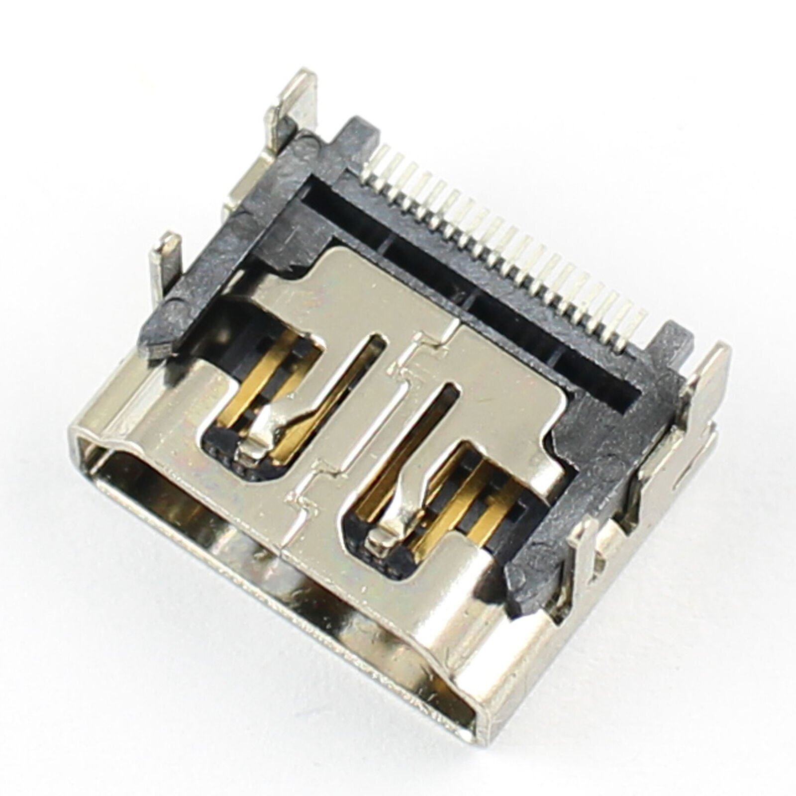 2Pcs New HDMI 19 Pin Female SMT SMD Jack Connector 4 Legs