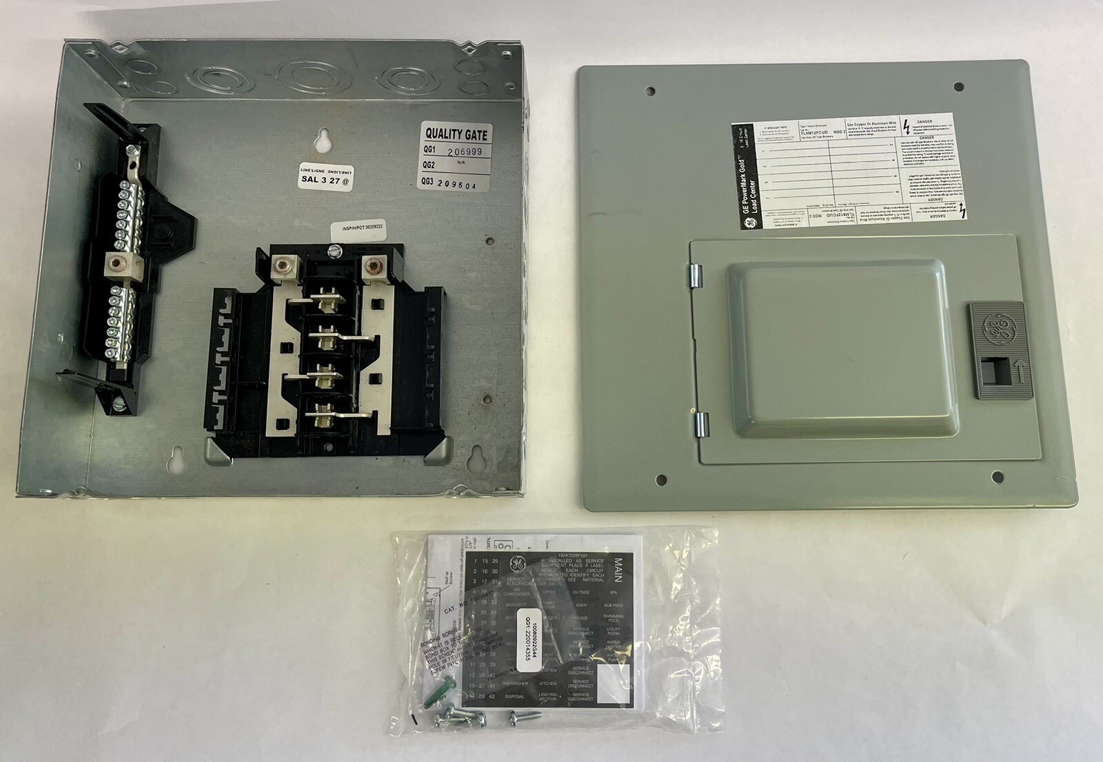 125 Amp Load Center Indoor Enclosure 8 Spaces 16 Circuits Copper Bus 120/240 VAC
