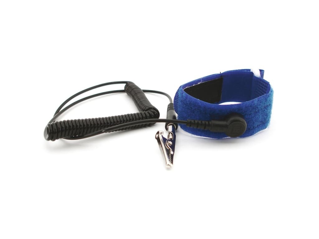 Techni-Pro 758ST926 – Single Wire, ESD Wrist Strap with Hook/Loop Fastener, 4mm