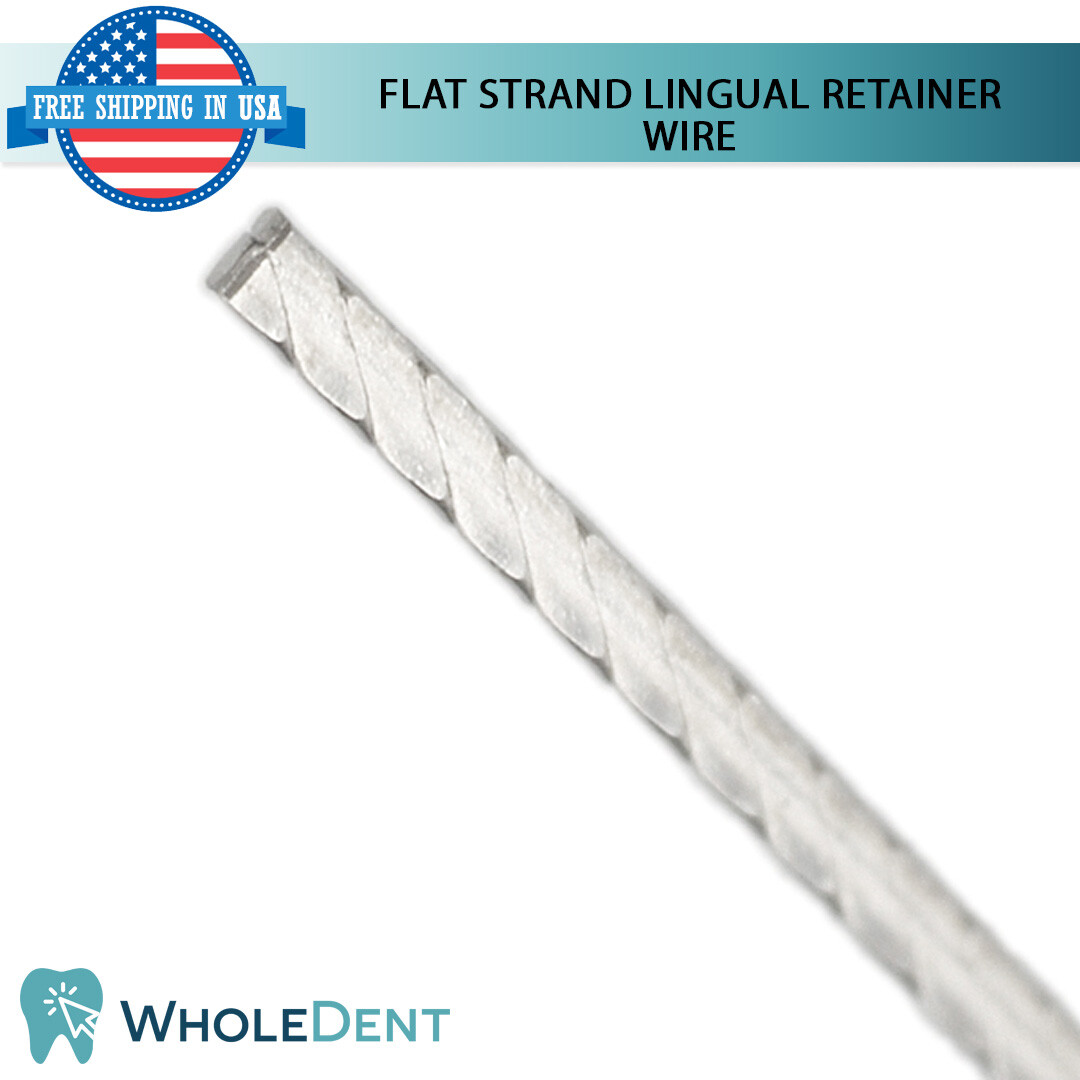 Orthodontic Dental Flat Strand Lingual Retainer Wire .010″x.028″ DynaFlex