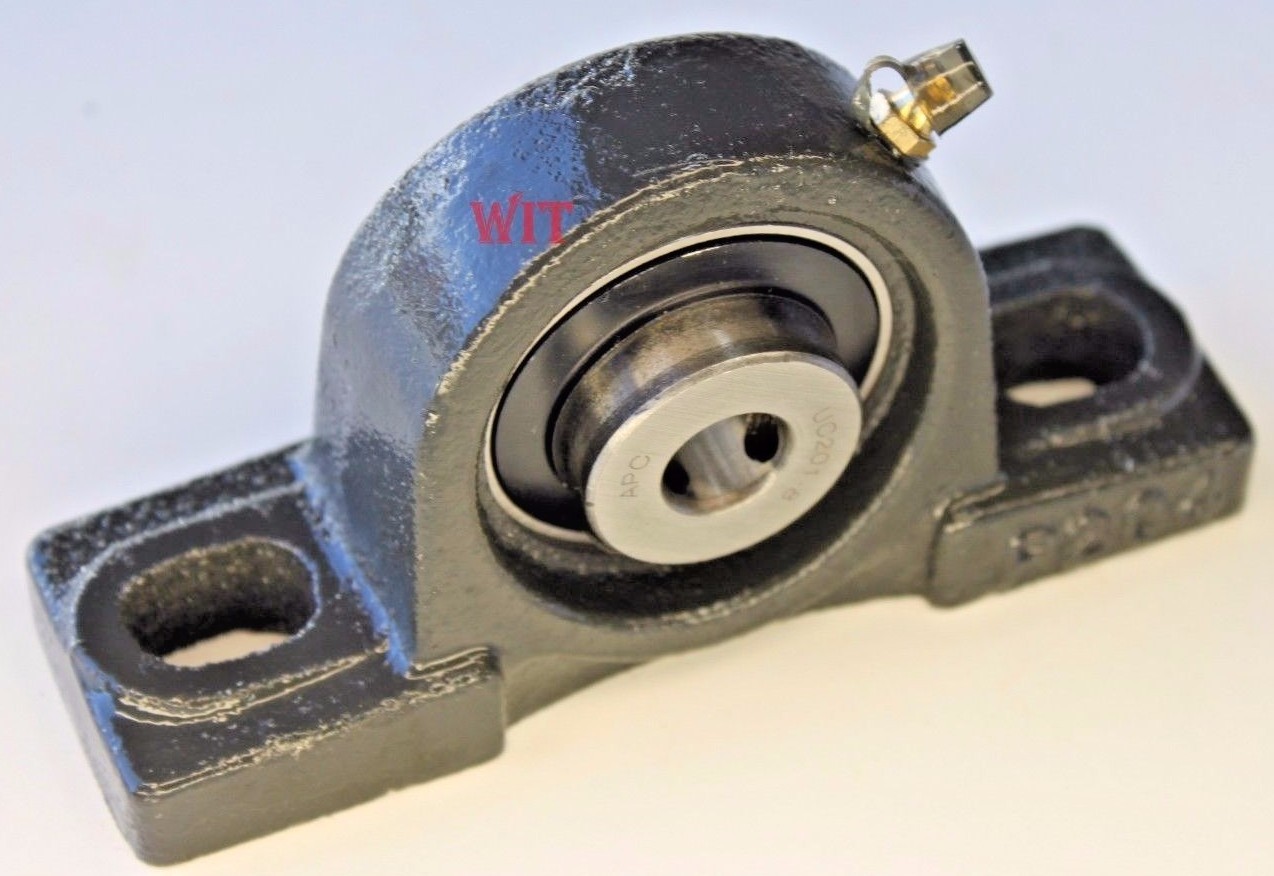 Premium UCP201-8 Pillow Block 1/2″ Bore Reinforced Cast Iron Housing SOLID BASE