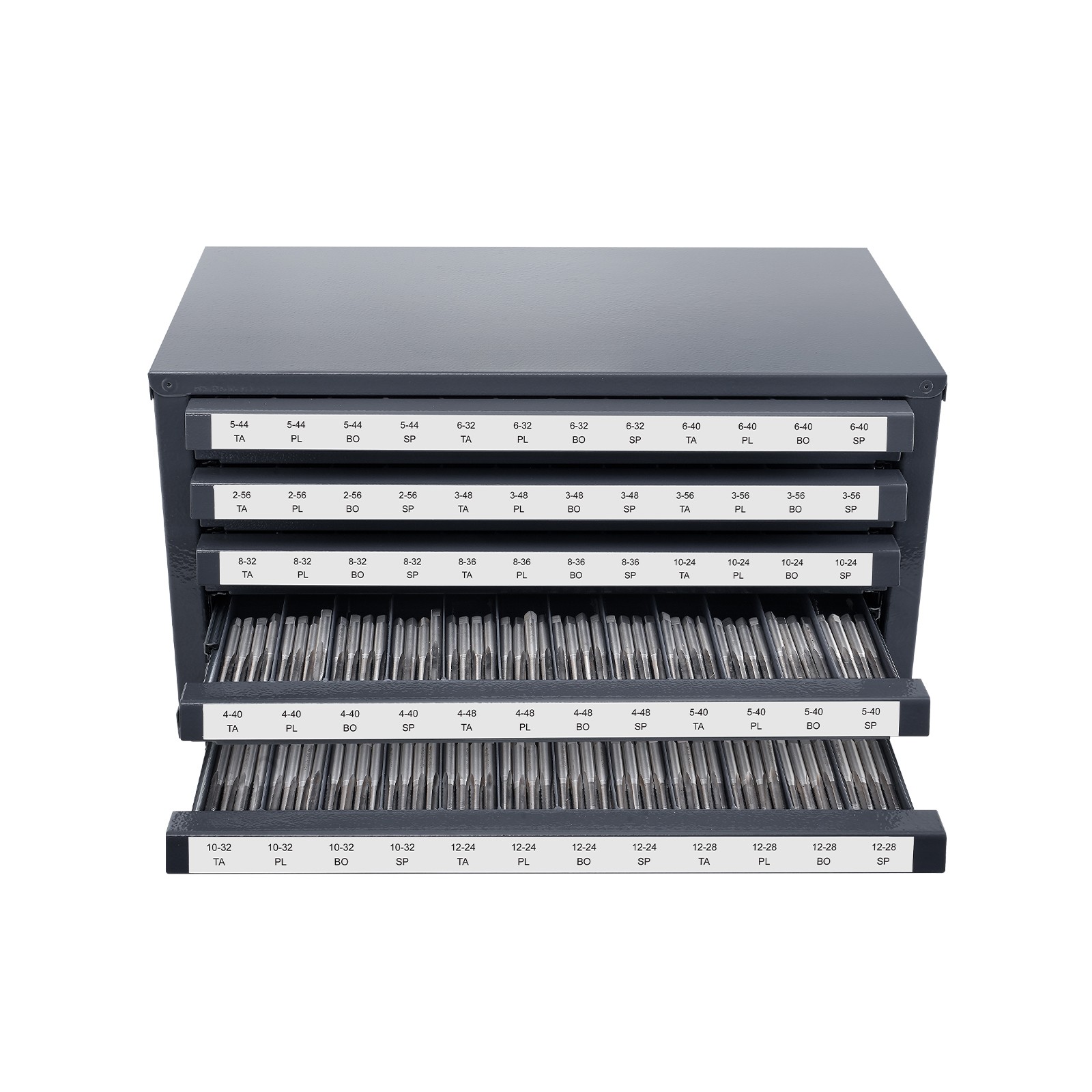 VEVOR Tap Dispenser Organizer Cabinet Five-Drawer #2-56-#12-28 60 Compartment