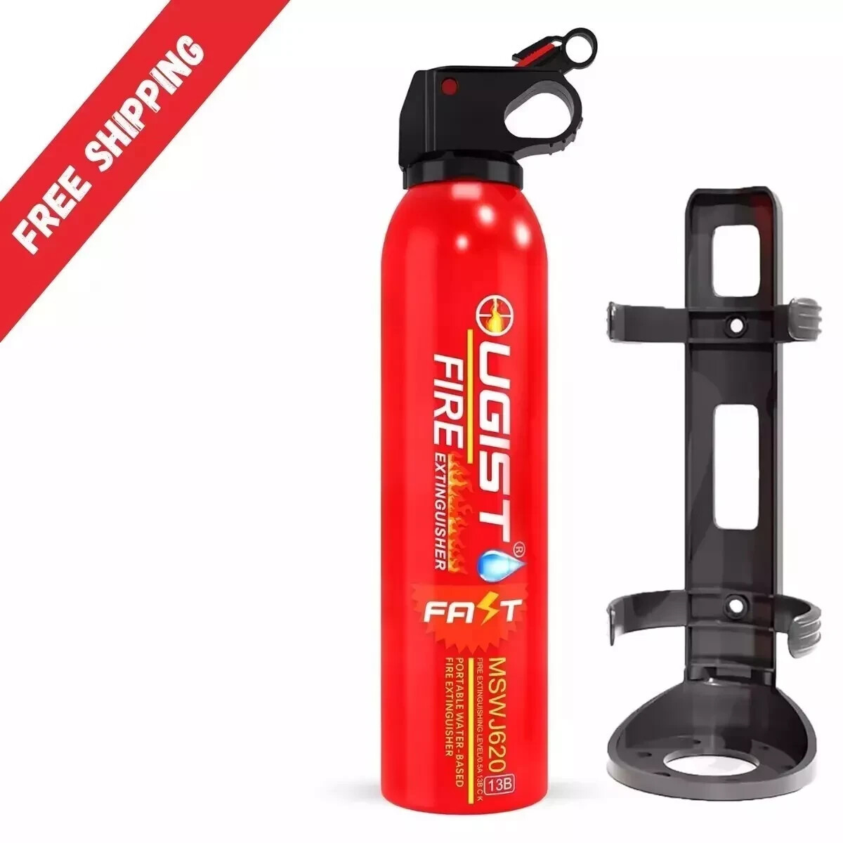 4 In1 Fire Extinguisher with Mount Fire Extinguishers for the House/Car/Kitchen