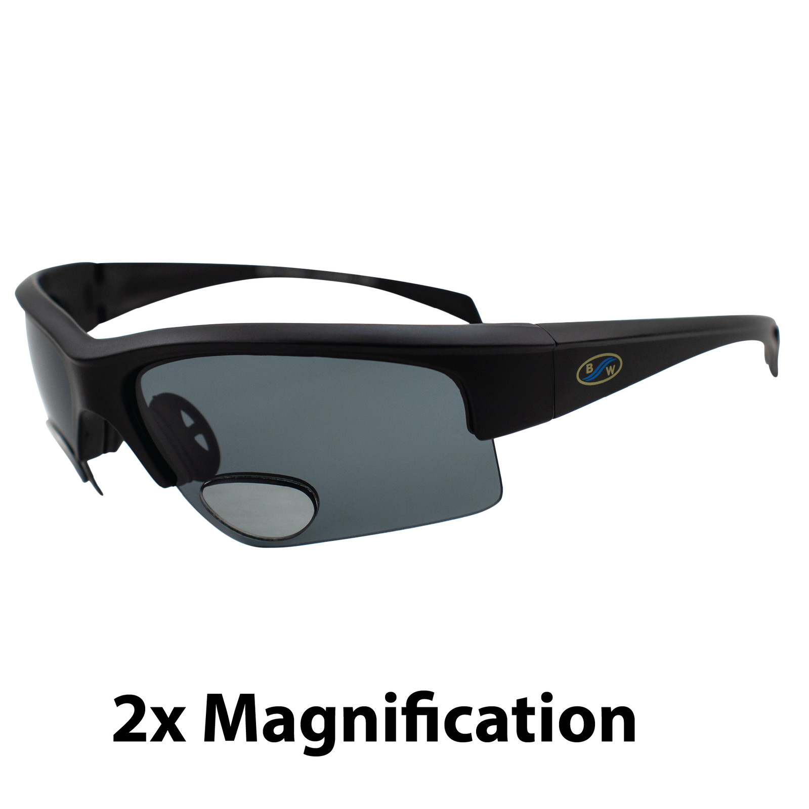 Global Vision BIFOCAL2 2.0 Bifocal BROWN Polarized LENS Sunglasses BLACK FRAME