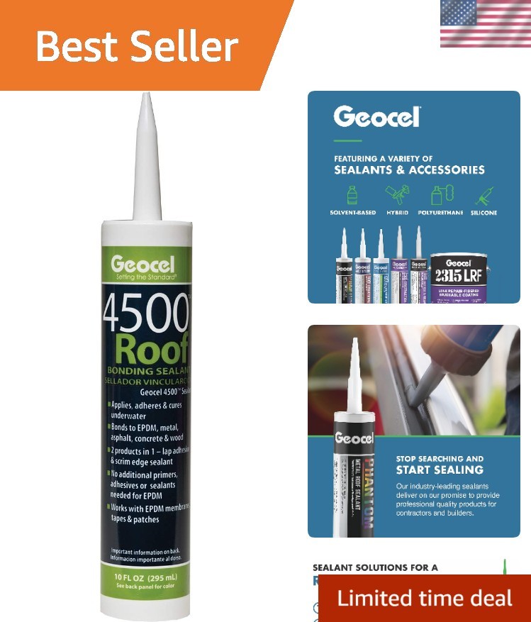 4500 Roof Bonding Sealant – 10 Oz Waterproof Solution for Reliable Roof Repairs