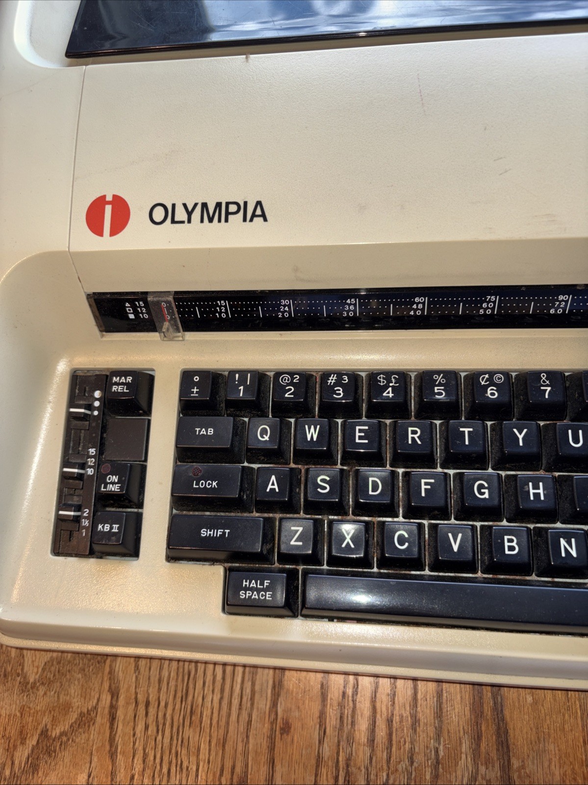 Olympia Electronic Compact 2 Typewriter With 2 Boxes Of Ribbon. Parts Only.