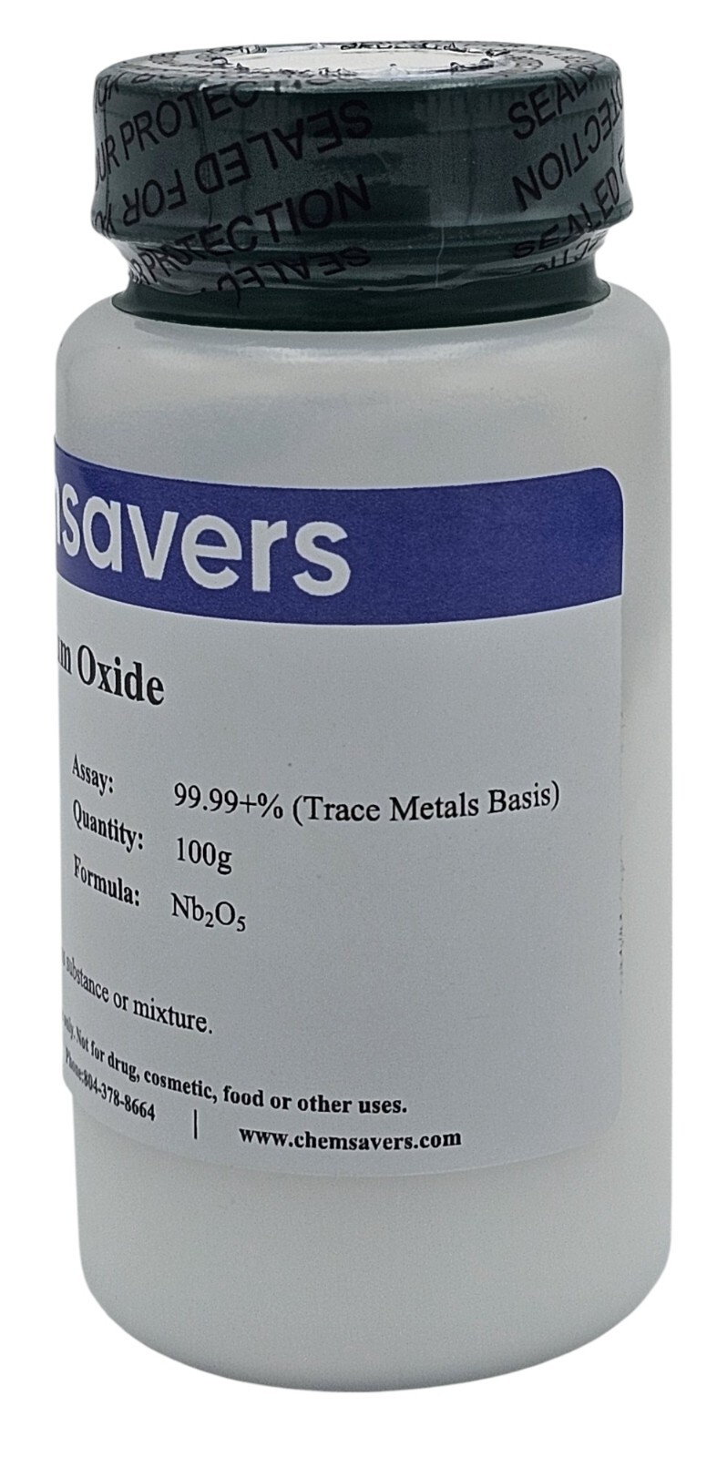 Niobium(V) Oxide, 99.99% (Trace Metals Basis), Powder -325 mesh, 100g