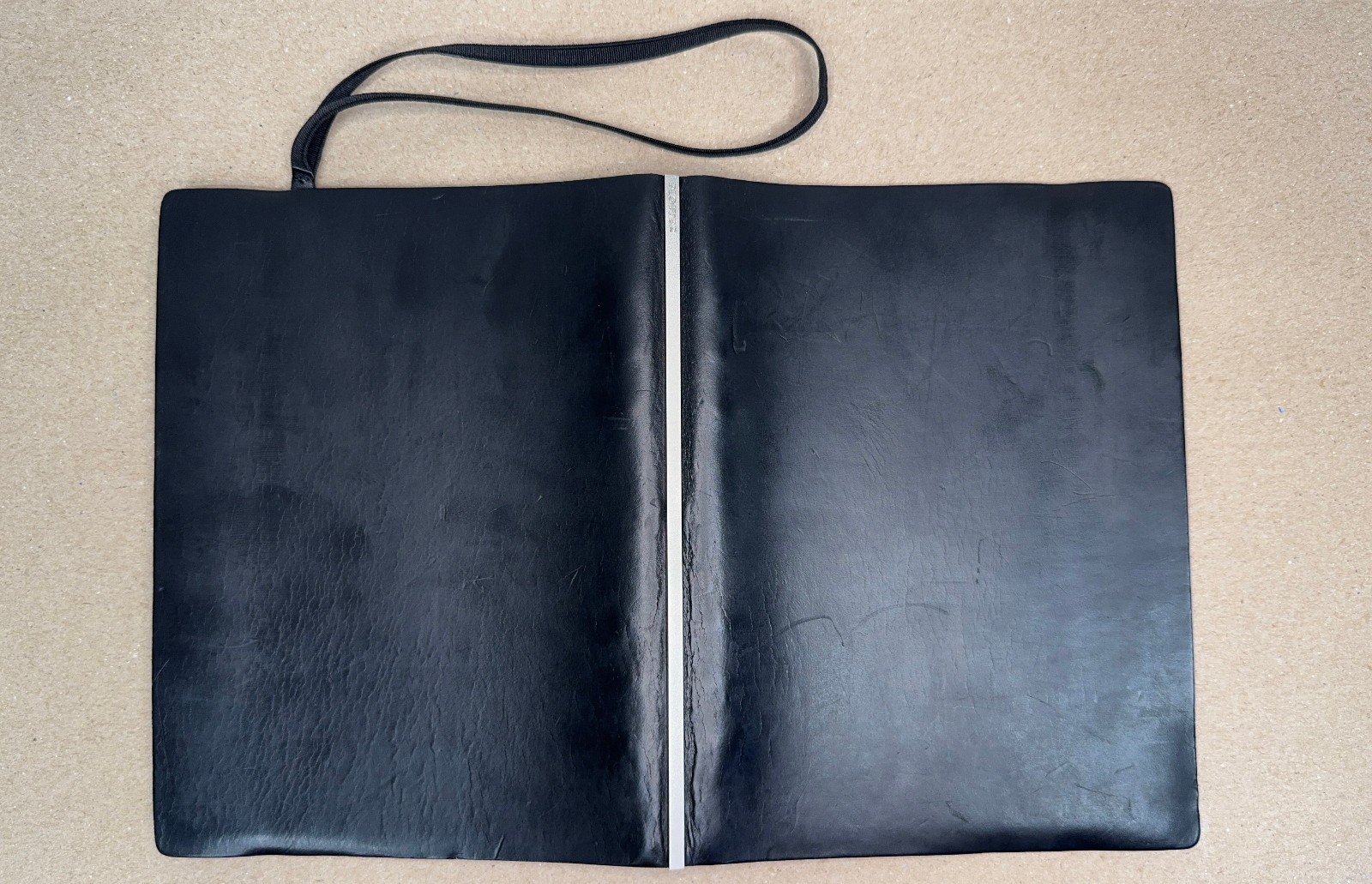 PLOTTER A5 Leather Notebook, Black & Matte Silver with Lots of Extras