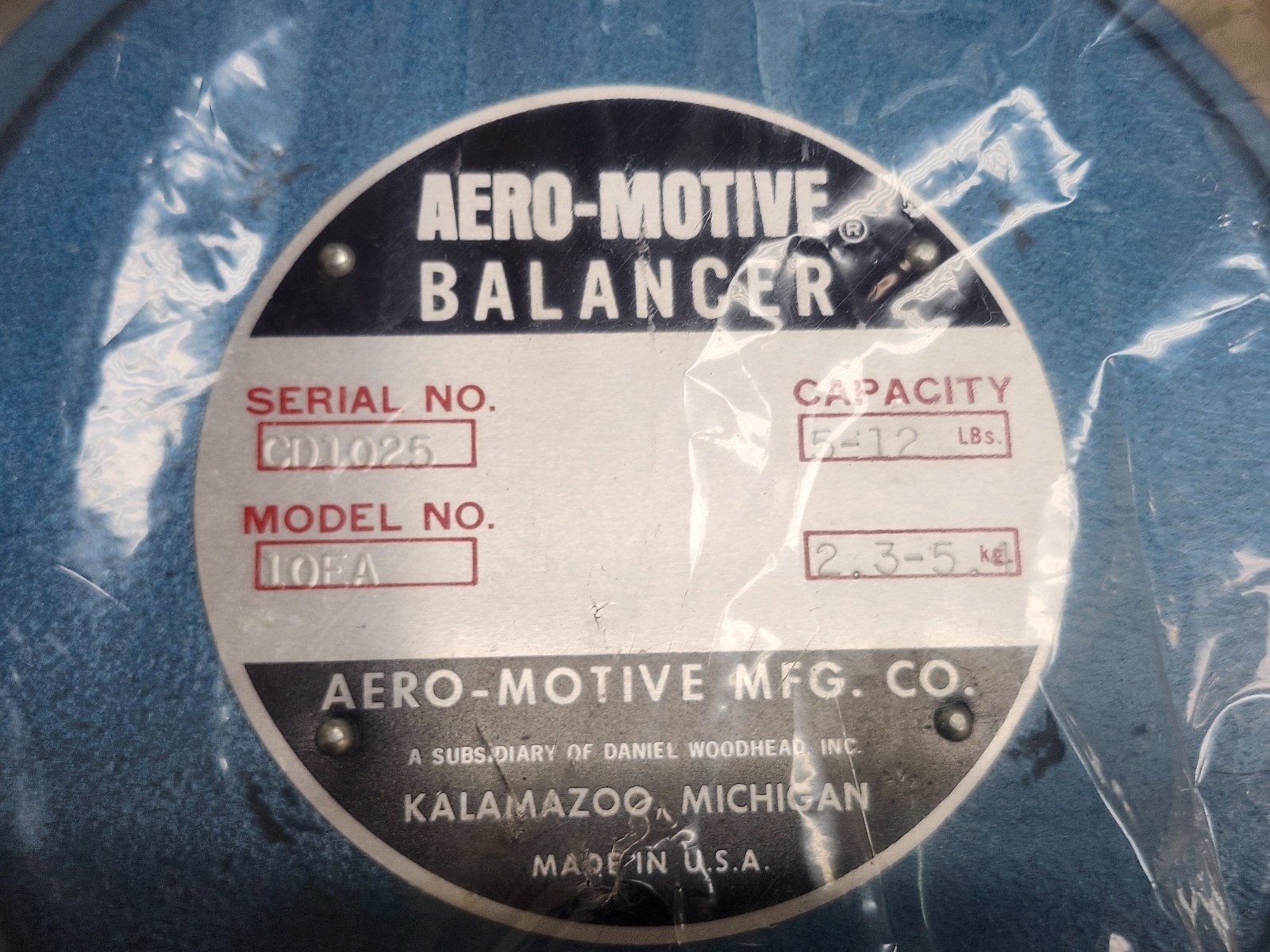 NEW Aero-Motive Tool Balancer 2.3-5KG 5-12LBS P/N: 10EA FREE SHIPPING