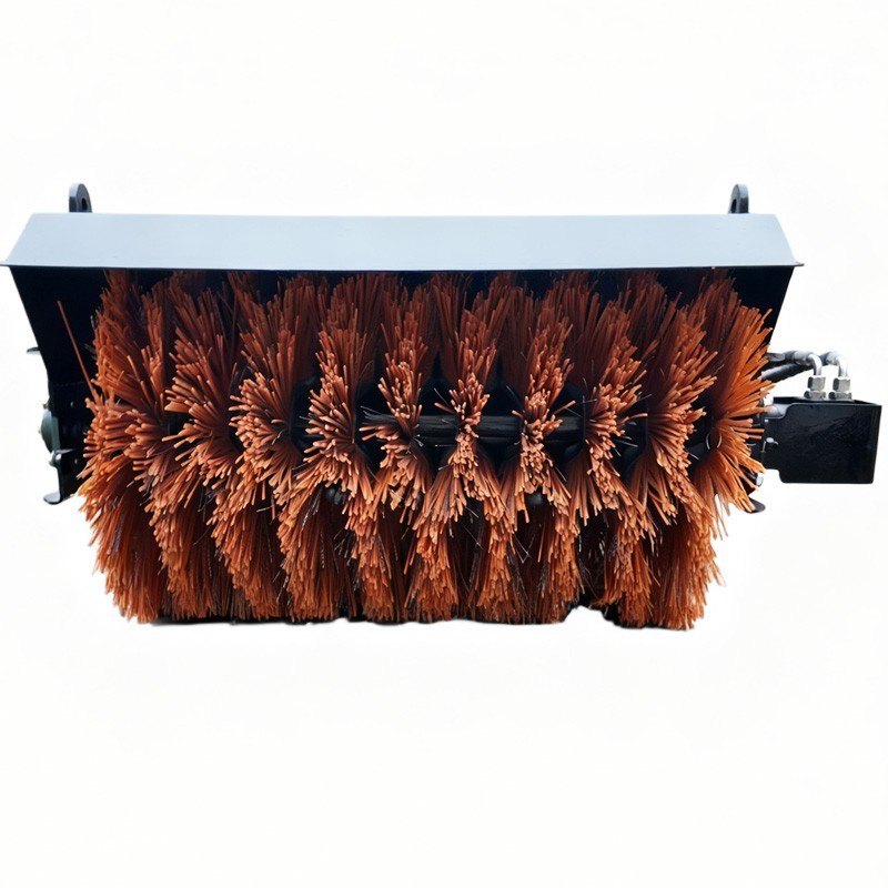 39in Hydraulic 30° Angle Broom Sweeper Attachment For Mini Skid Steer Loader
