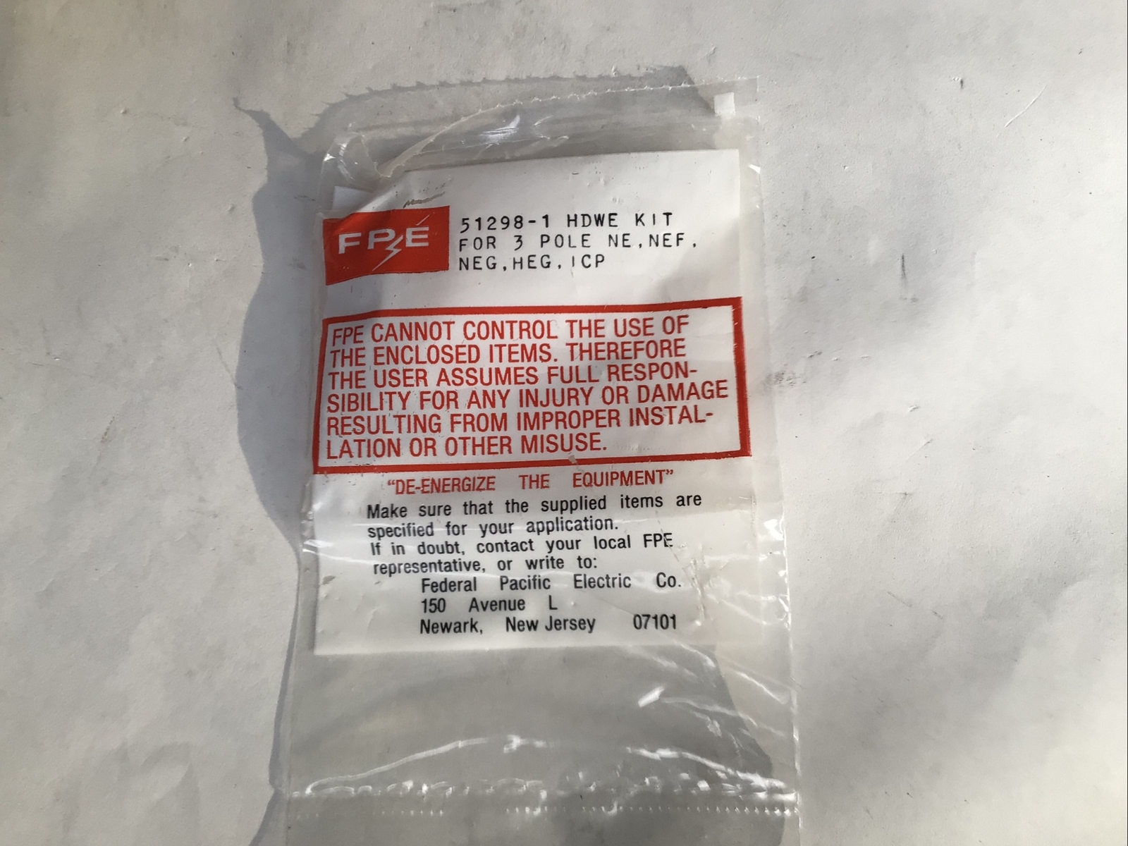 Federal Pacific Electric Circuit Breaker NEF 435025