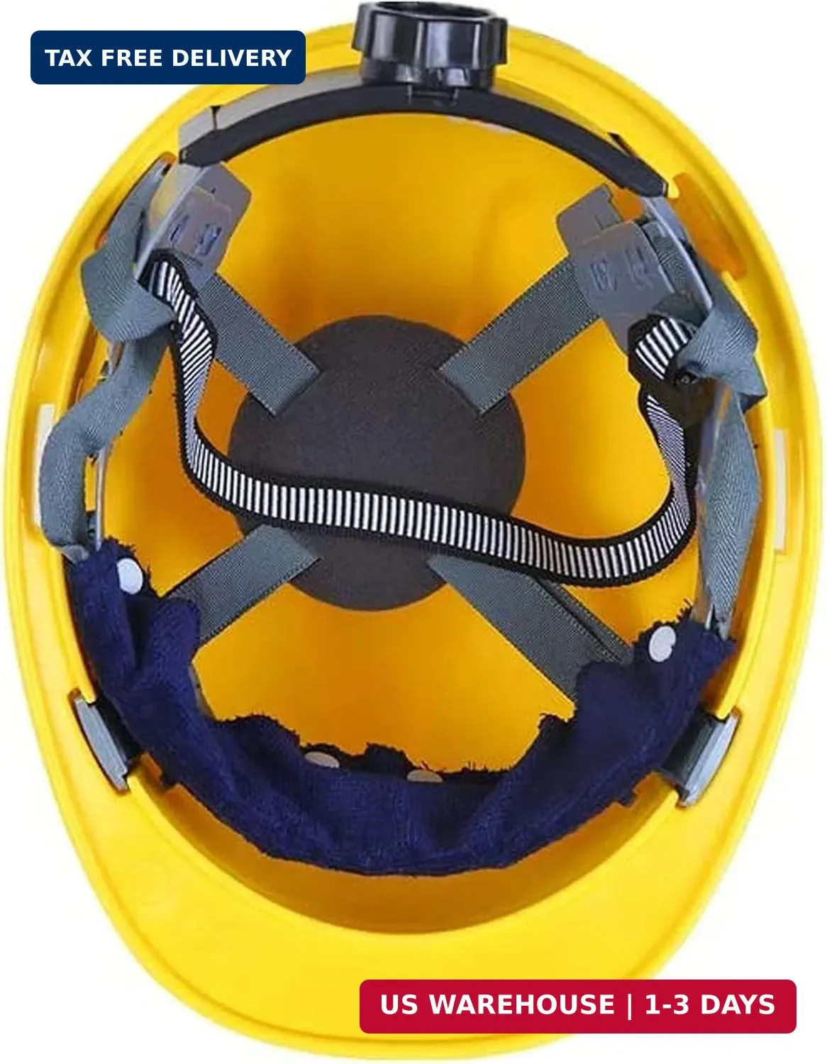 G & F Products Hard Hat Sweatband, 6-Pack Snap-On Liner, 100% Cotton, Washable,