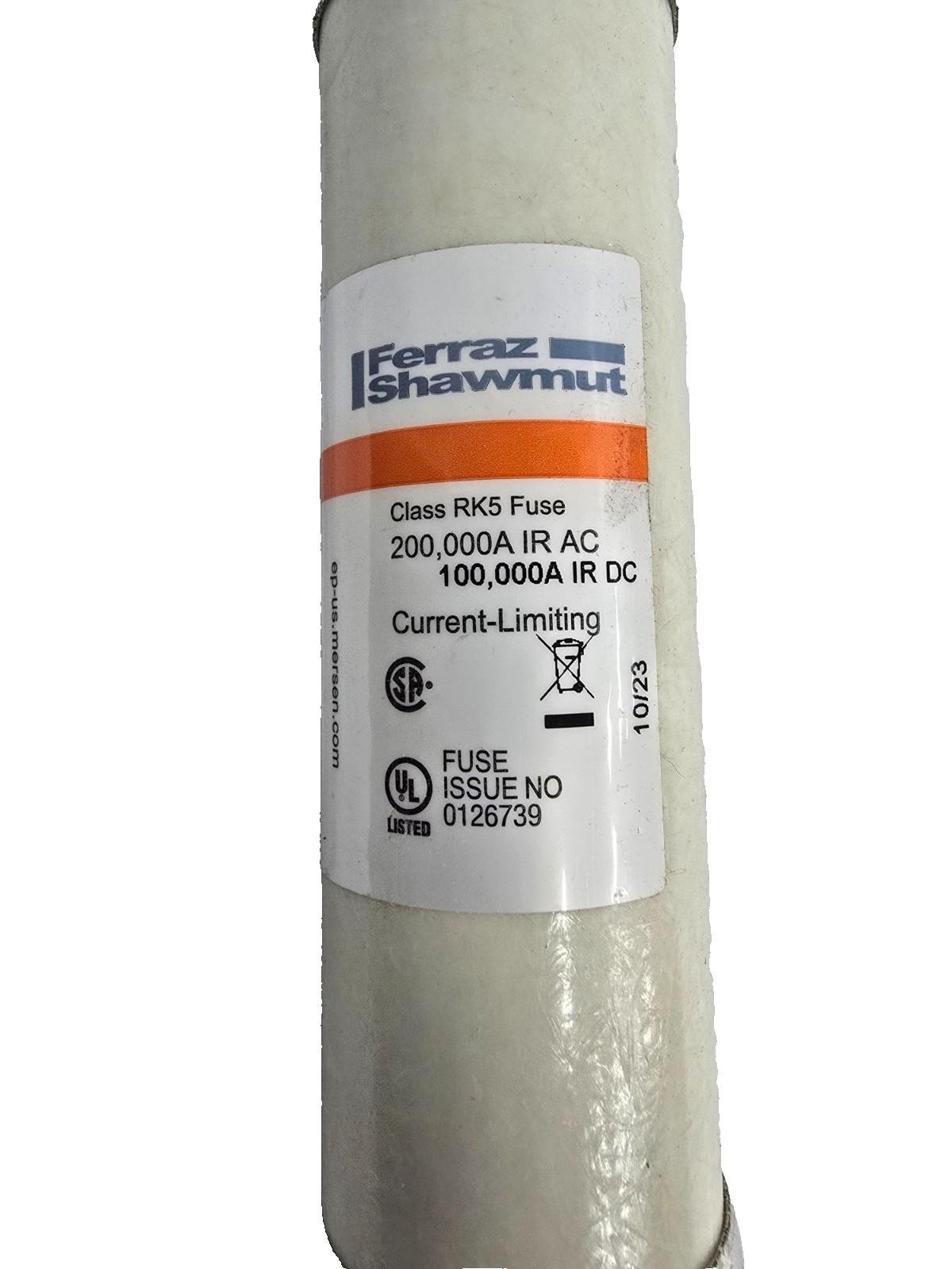 New Ferraz Shawmut Tri-Onic 100 Amp Dual-Element Time-Delay Fuse 600V TRS100R