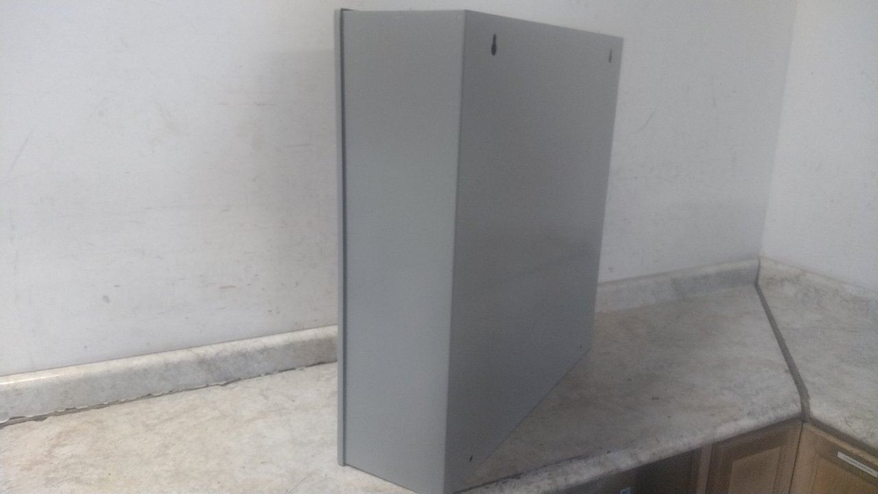 Hoffman A30N30BLP 30 In Height 30 In Width 8.62 In Depth Gray Steel Enclosure