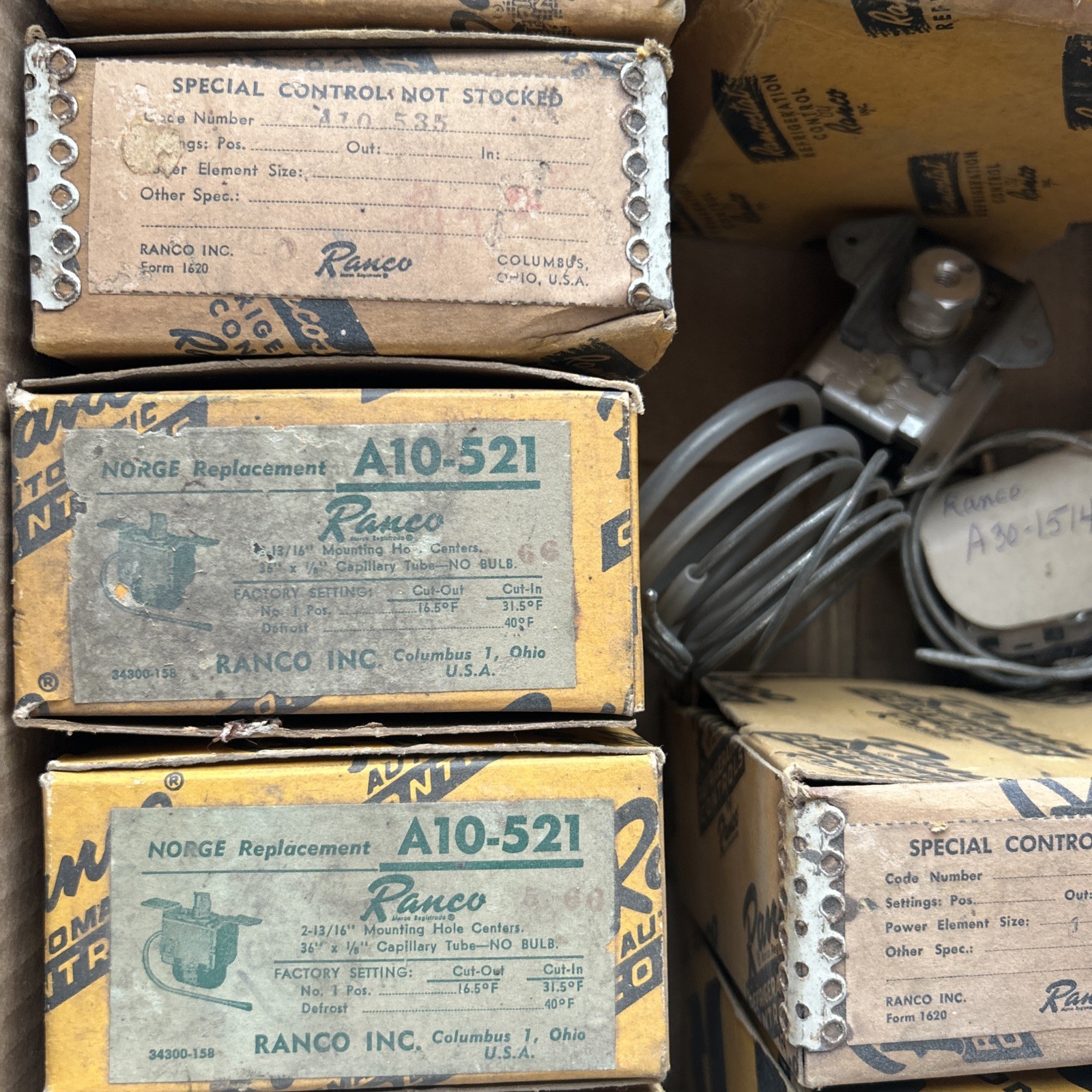 RANCO Thermostat Variety Pick The One You Want Will Sell All For A Reasonable P