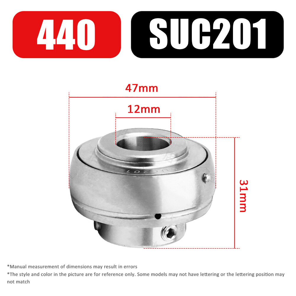 High Quality!! SUC201 202 203 204 205 206 207-216 Insert Bearing Stainless Steel