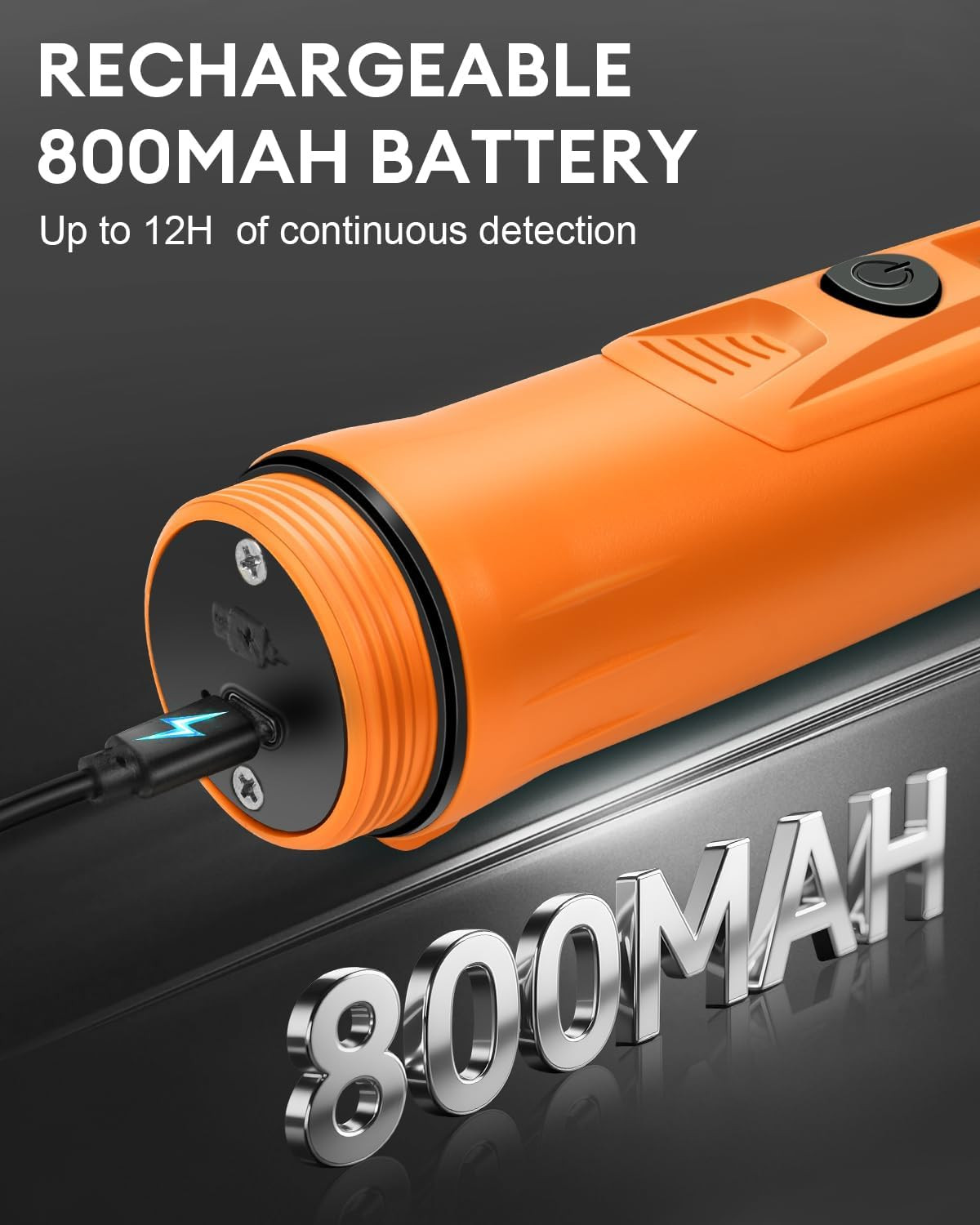 Rechargeable Metal Detector Pinpointer for Adults Kids – IP68 Full Waterproof Ha