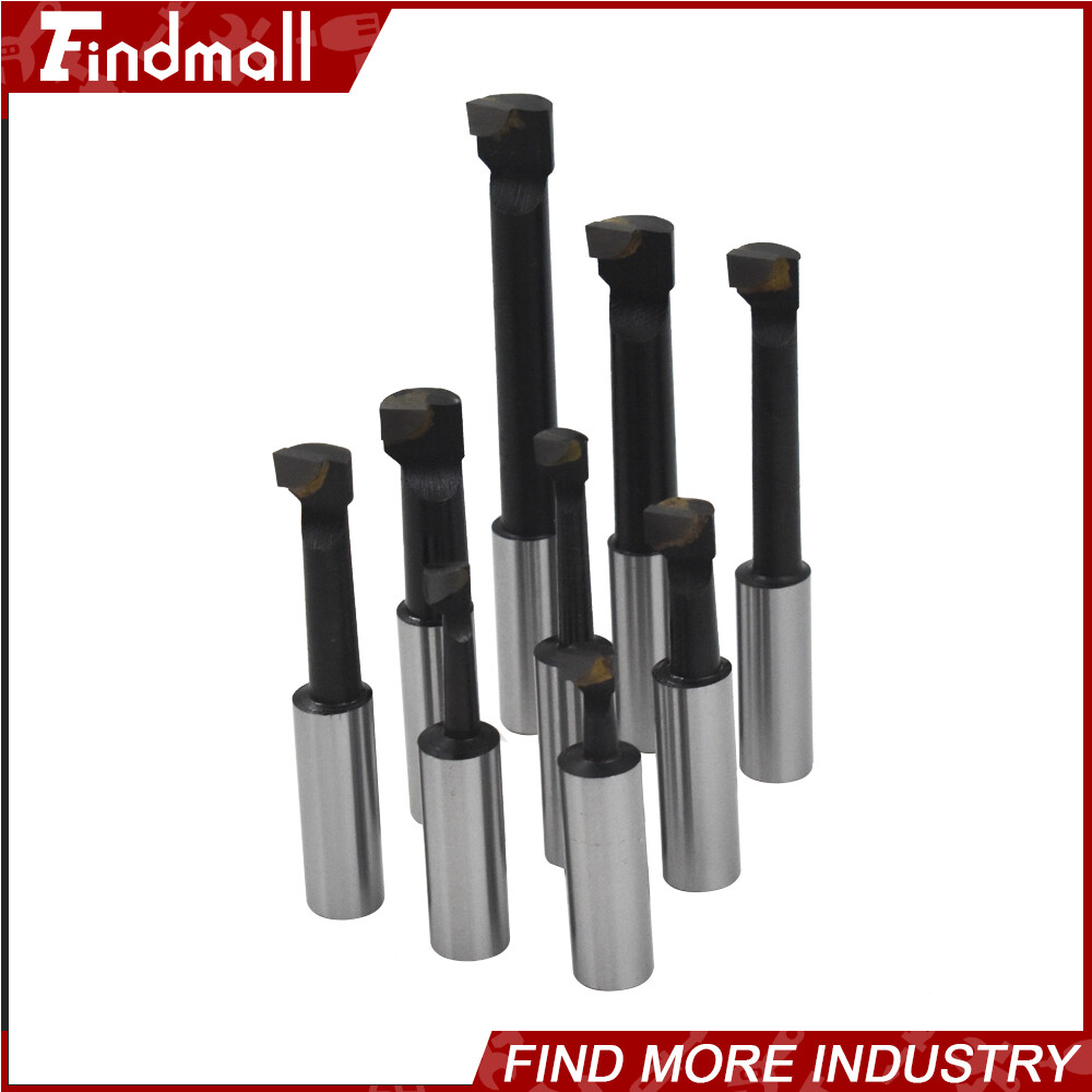 9 PCS 1/2″ BORING BAR SET CARBIDE TIPPED BARS 1/2″ SHANK LATHE TOOL