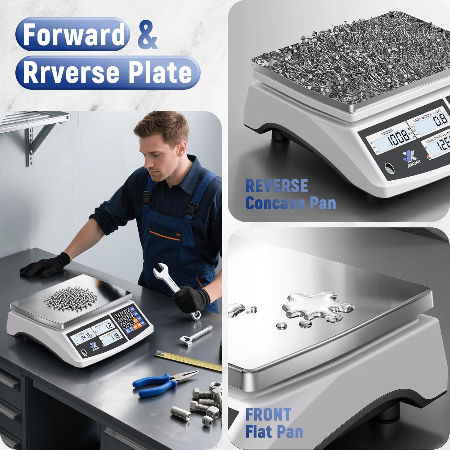 Precision Digital Counting Scale 66Lb/30Kg for Small Parts and Jewelry