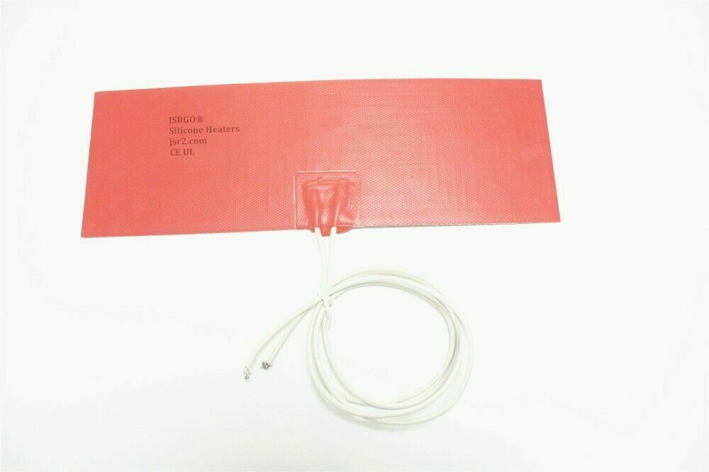 Silicone Heater w/ PSA Factory Direct Sale 3″ X 12″ 12V 100W JSRGO CE UL