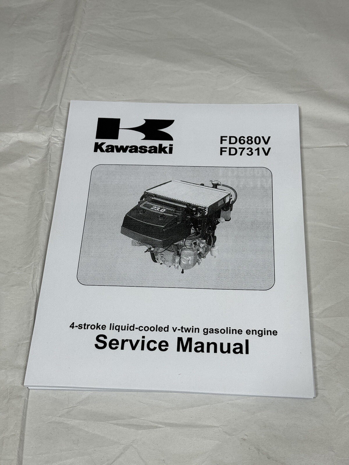 Kawasaki FD680V FD731V Engine Motor Repair Service Shop Manual