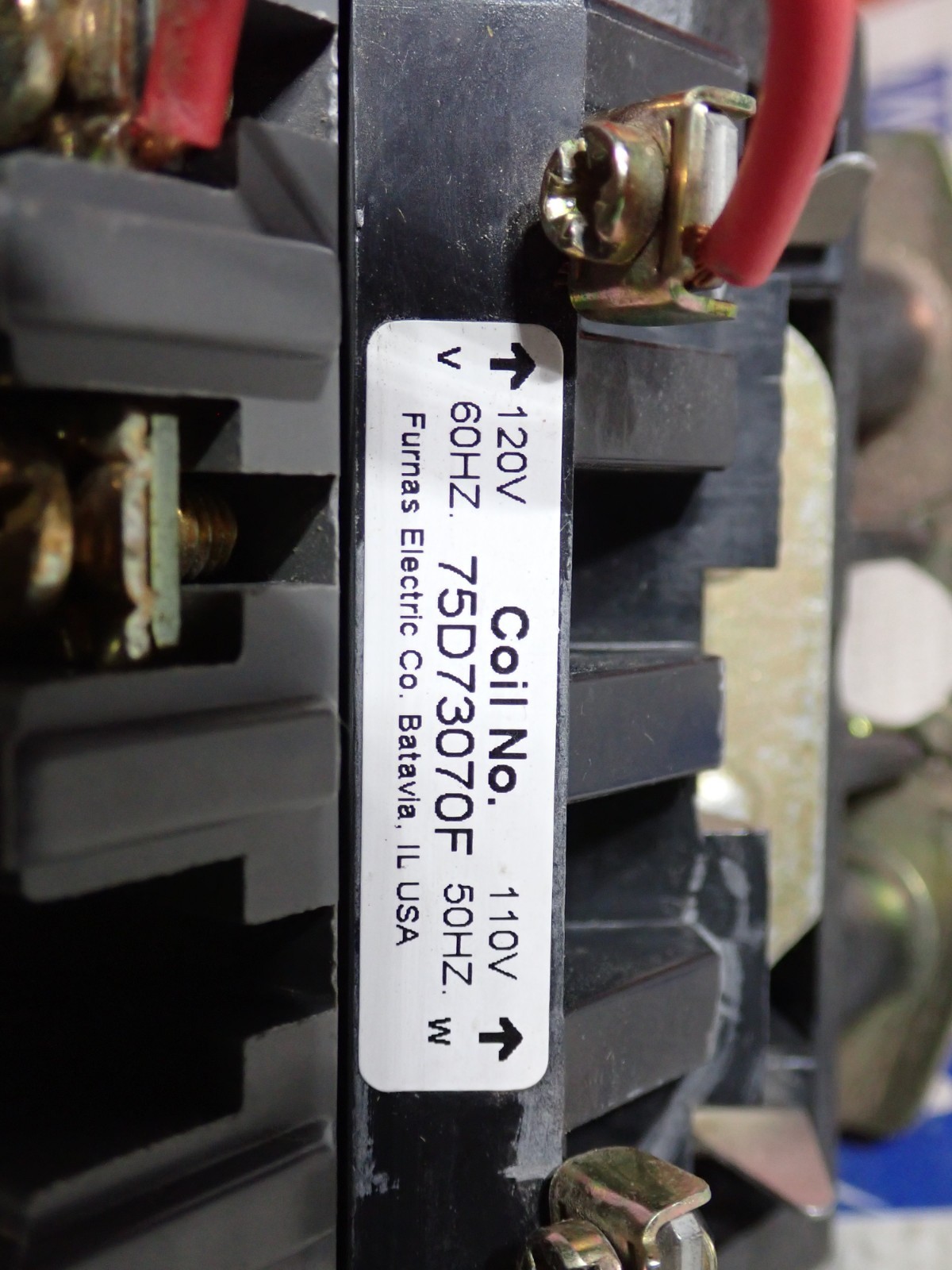 Furnas 14CS12A Starter 2 HP 230v Size 0 48ASE1M20 5-16A OL 120v Coil S899