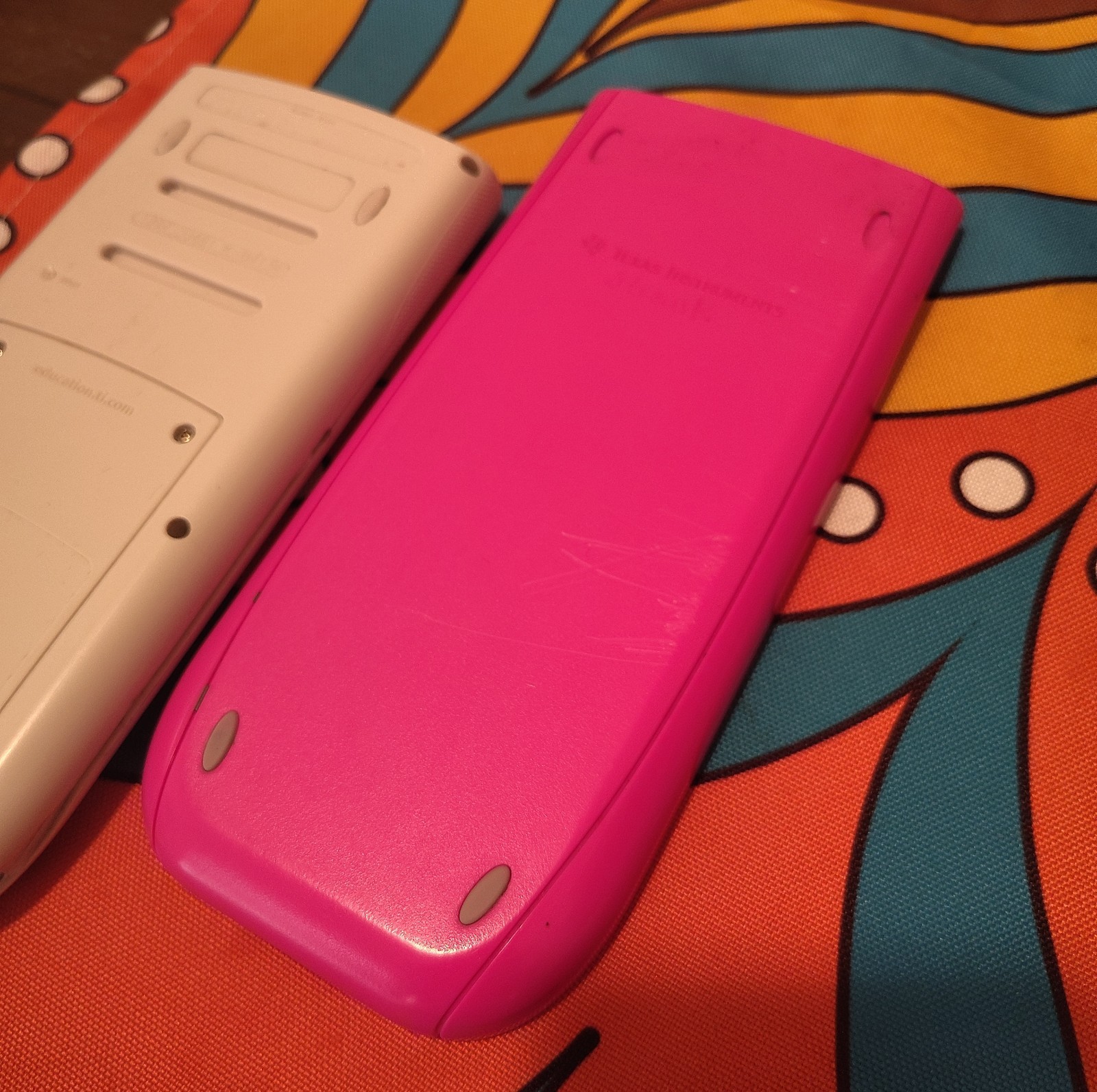 Texas Instruments TI-84 Plus C Silver Edition Graphing Calculator – Pink TESTED
