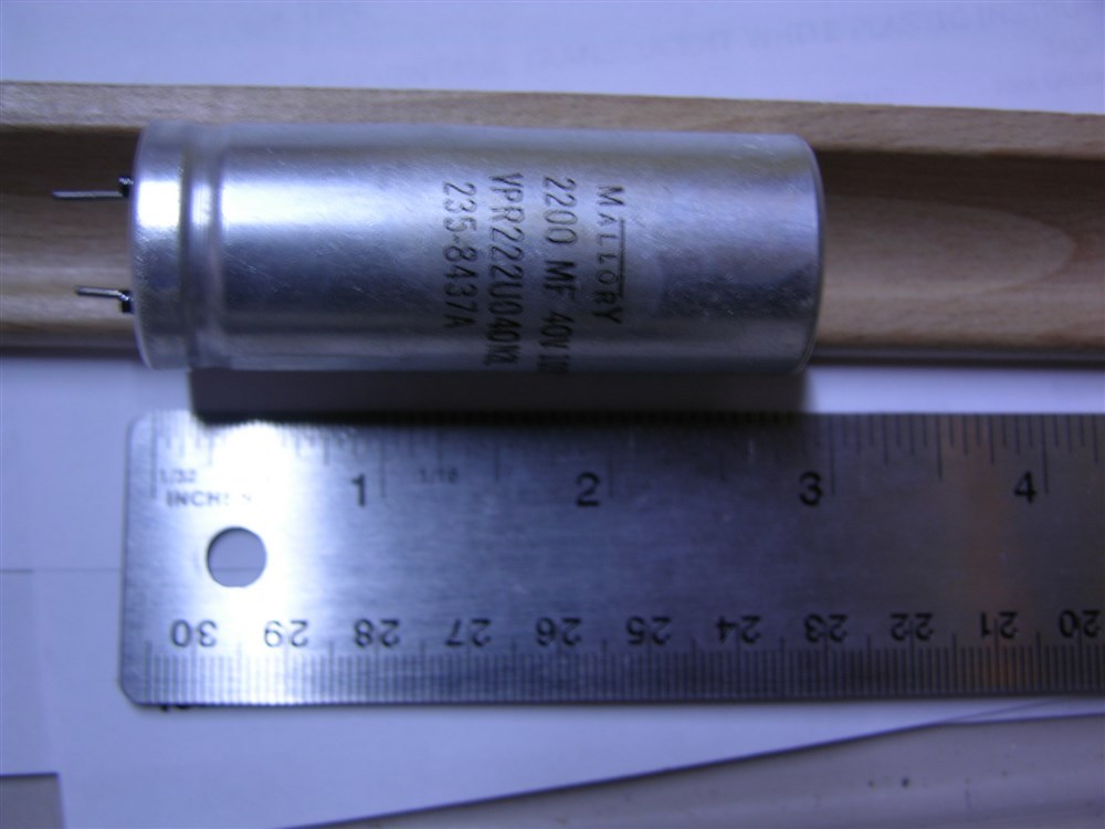 4 Mallory VPR222U040N2L 2200uF 40V 105C Electrolytic Capacitors