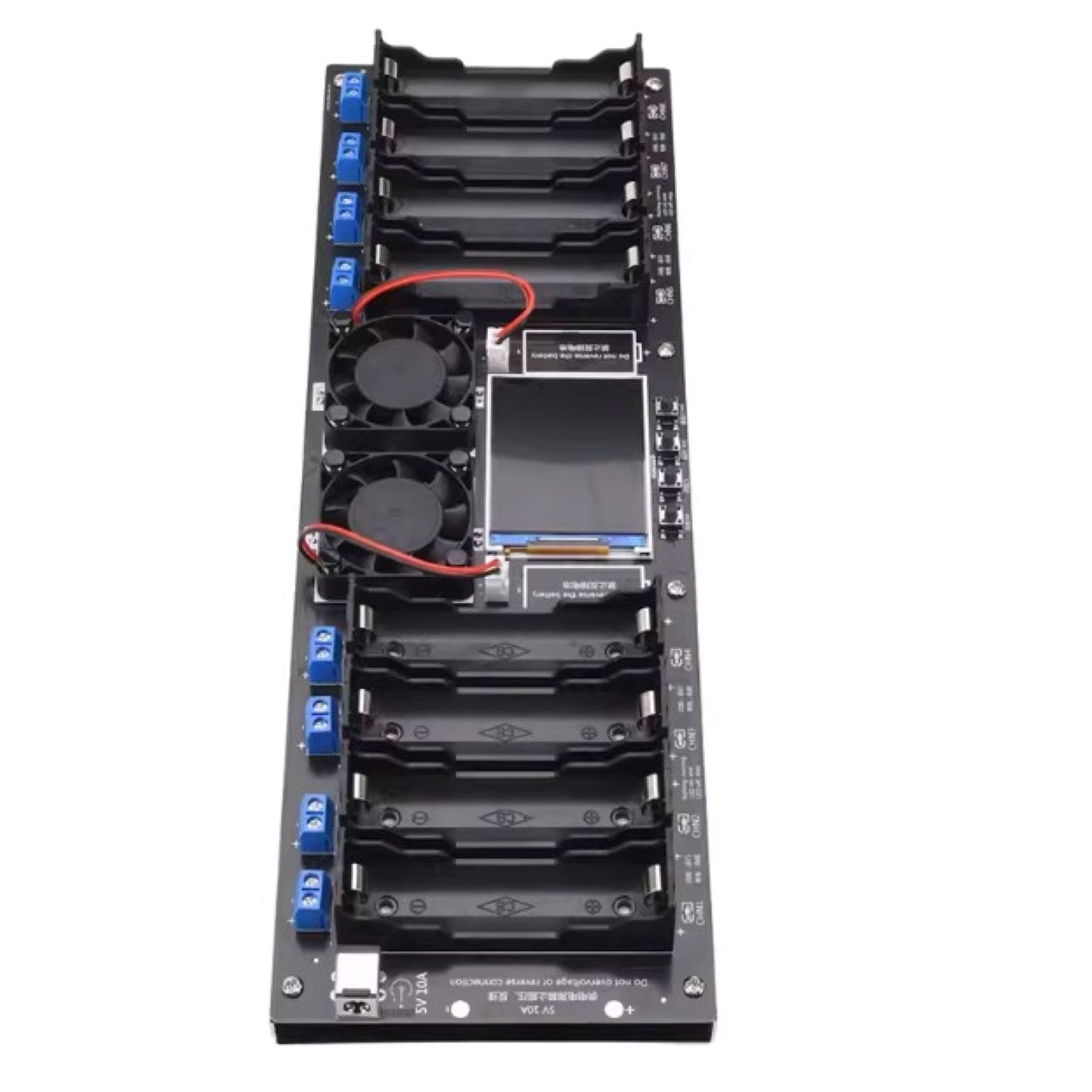 2.4in LCD Screen Internal Resistance Tester Apply 18650 battery holder