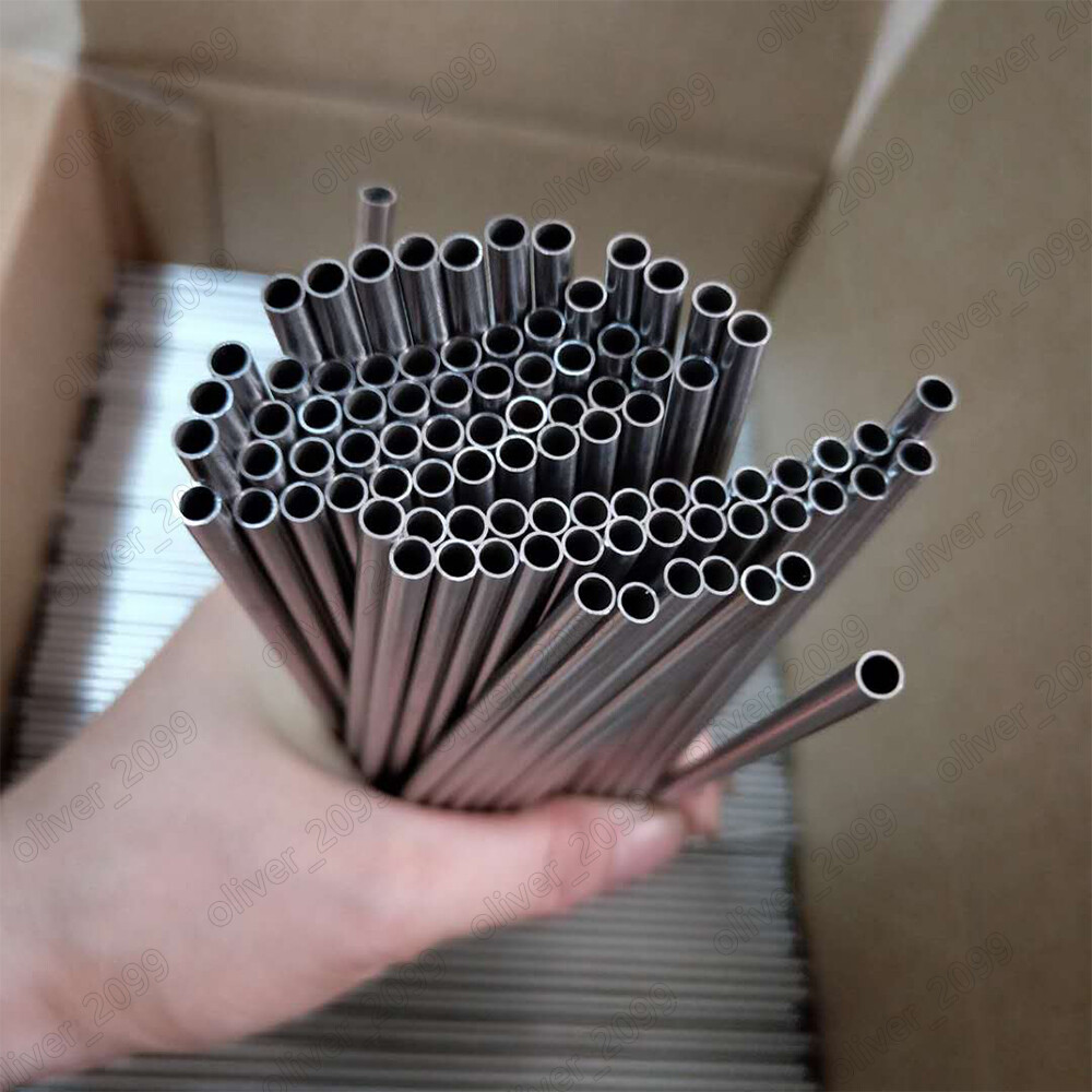 304 Stainless Steel Tube Pipe Smooth Surface Length 250mm Qty 4pcs