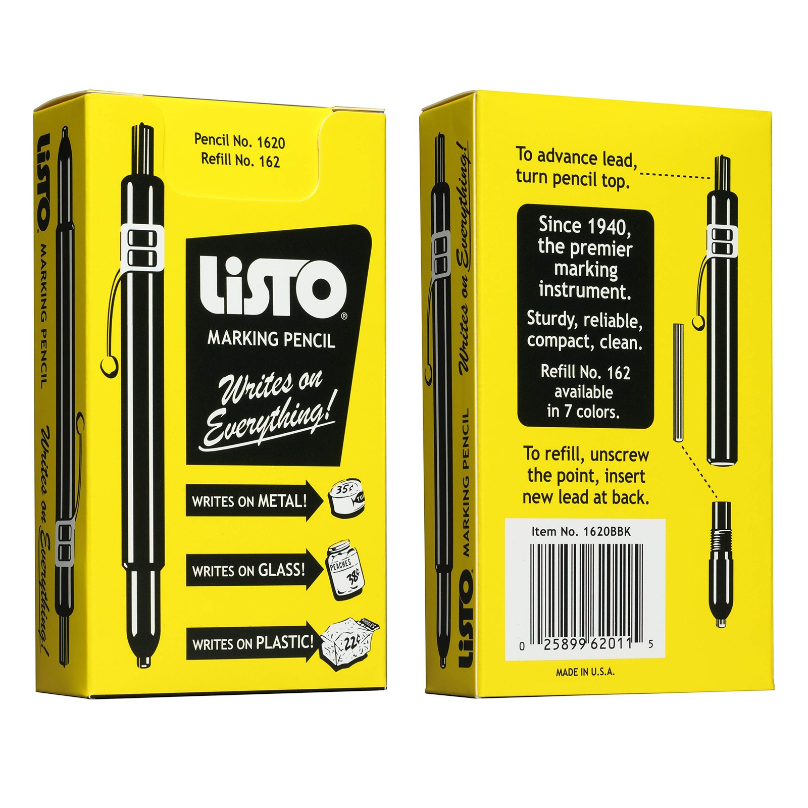 Listo 1620 – Box Of 12 – China Markers/grease Office Product